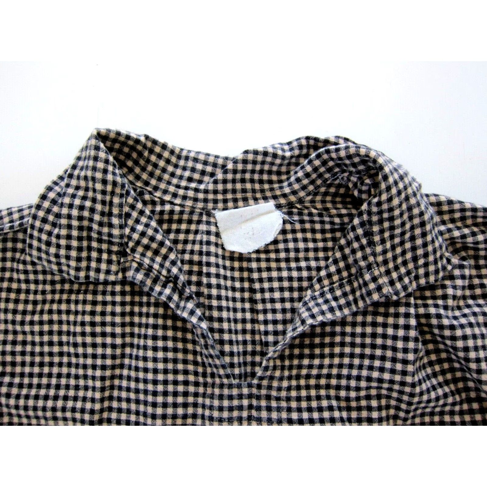 Vintage VINTAGE Unbranded Shirt Western Prairie Long Sleeve Plaid Button-Up XL Black 100% Cotton Mens Size US XL / EU 56 / 4 - 5 Thumbnail
