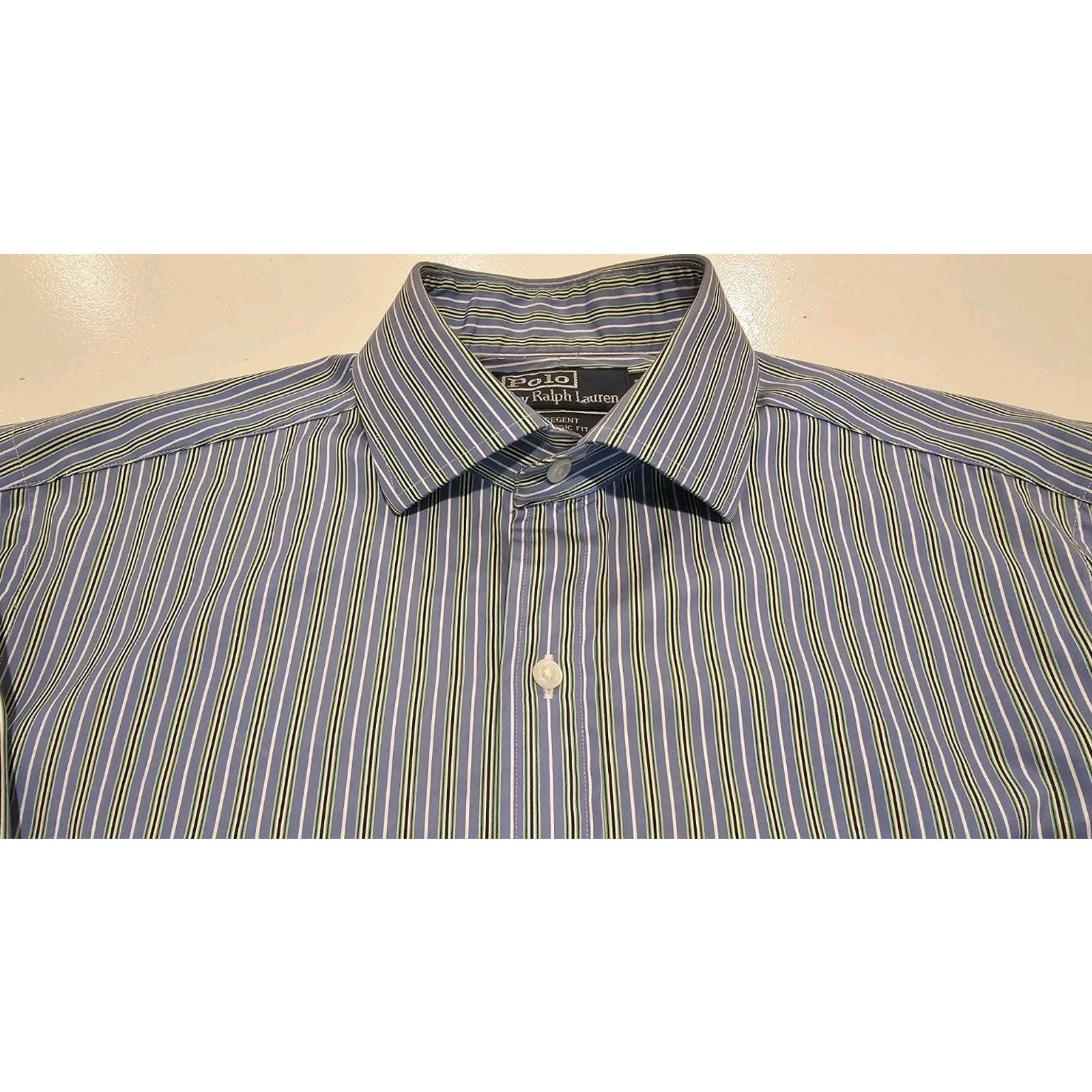 Polo Ralph Lauren Polo Ralph Lauren Estate Custom Fit Mens 15 32/33 Button Up Size US L / EU 52-54 / 3 - 1 Thumbnail