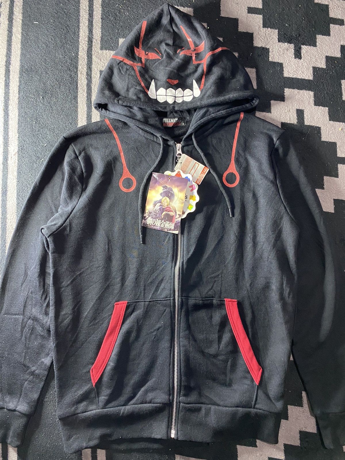 Anime × Cartoon Network × Vintage Full metal alchemist anime cosplay character hoodie bnwt Size US M / EU 48-50 / 2 - 3 Thumbnail