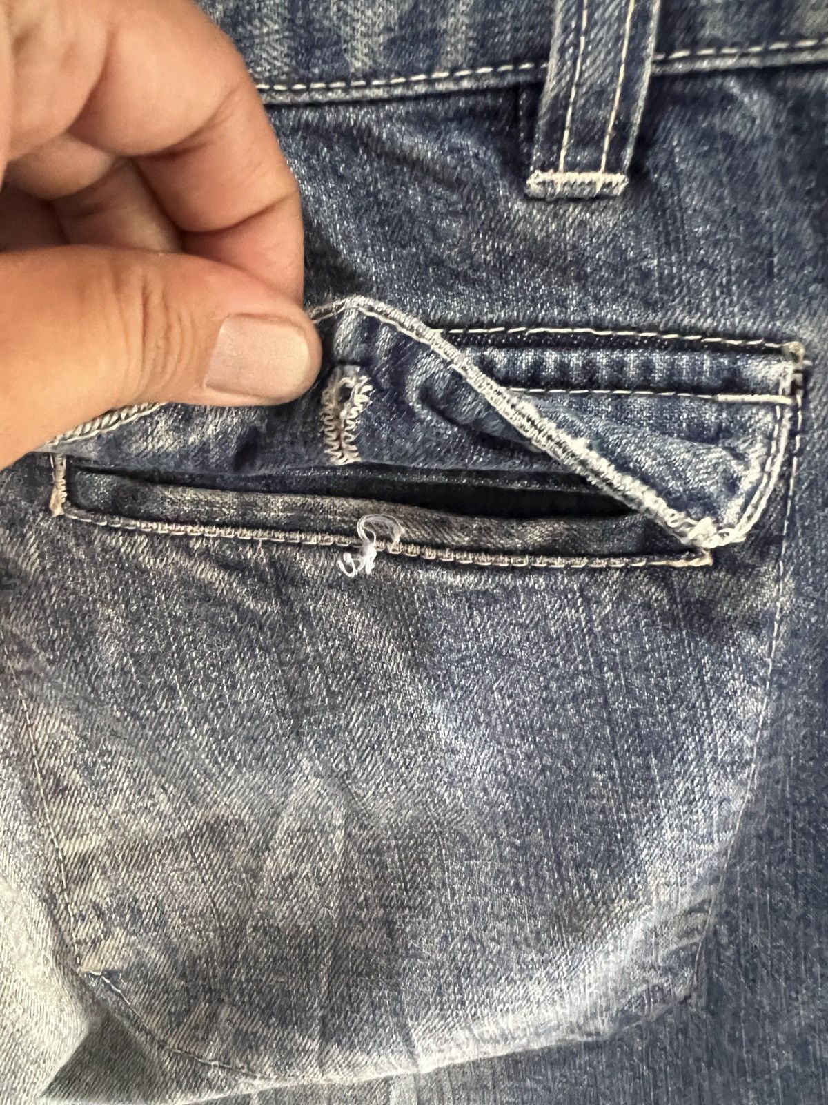 Ralph Lauren 🔥Vintage Ralph Lauren Wide Leg Denim Size 31" - 12 Thumbnail