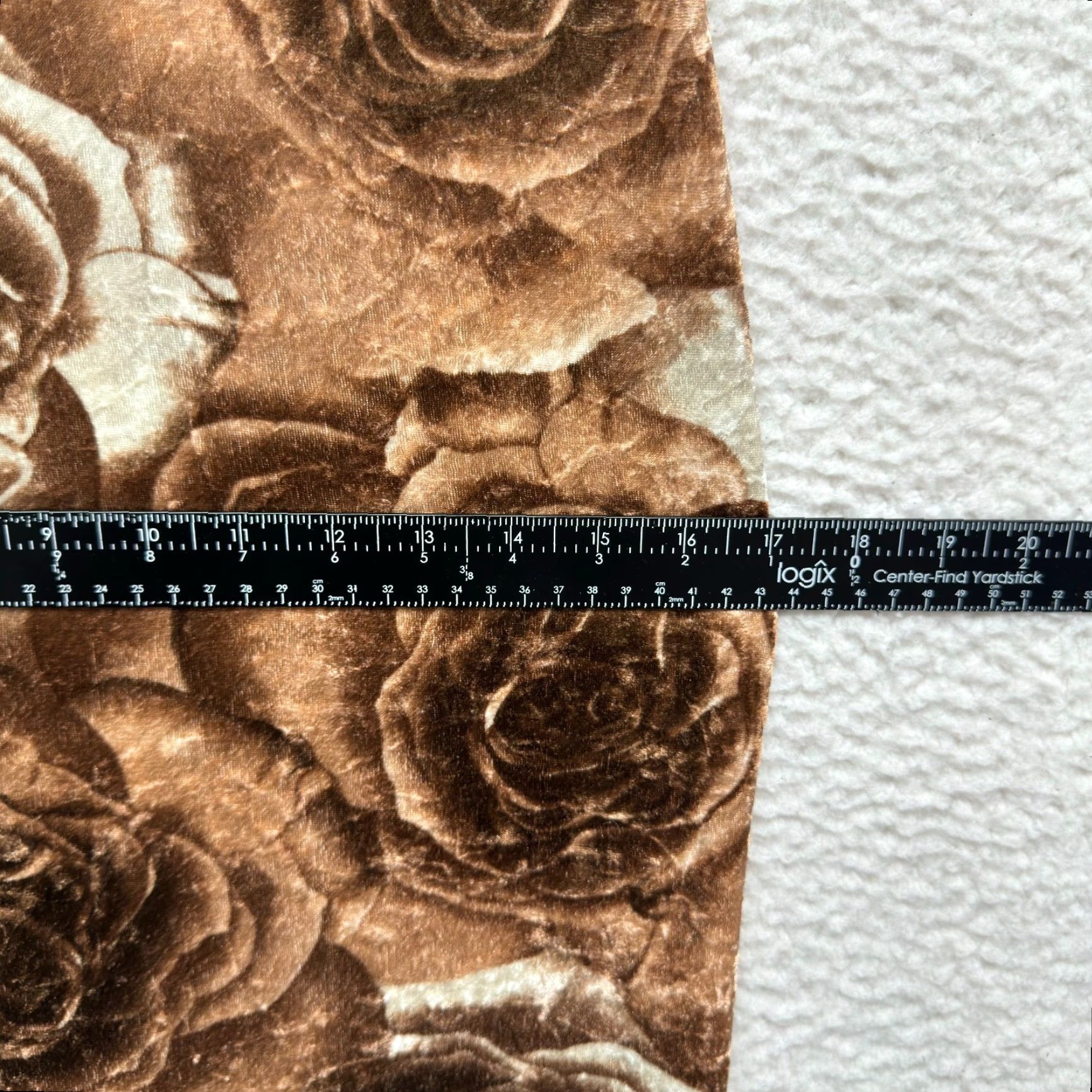 Vintage VINTAGE 90s Y2K Natini Maxi Dress Velvet Brown Rose Floral Grunge S Small Womens Size S / US 4 / IT 40 - 6 Thumbnail