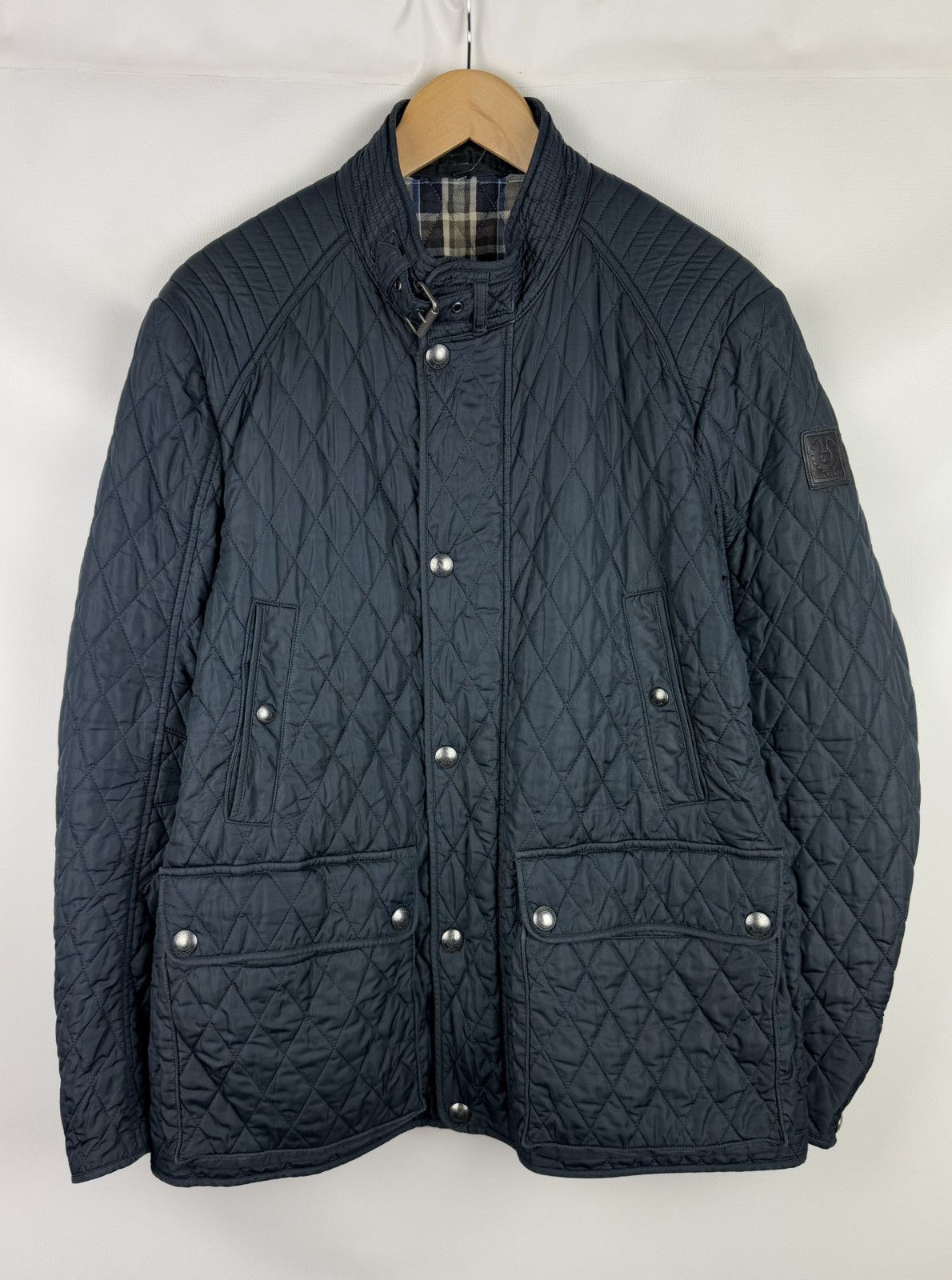 Belstaff Belstaff Men’s Quilted Jacket Size 56 Navy Size US XL / EU 56 / 4 - 1 Thumbnail