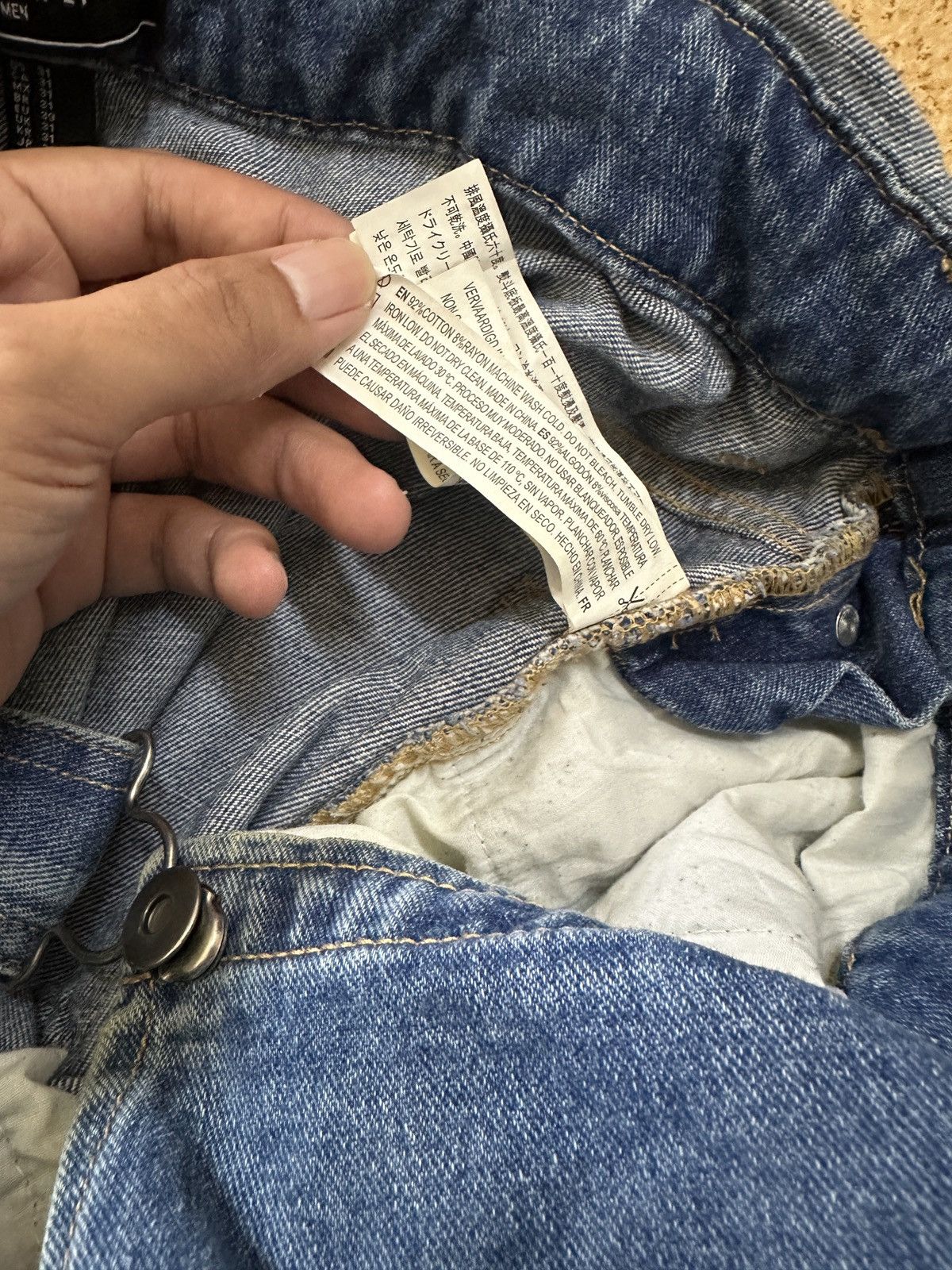 Forever 21 × Vintage FOREVER 21 Distressed Denim Overall Size US 31 - 14 Thumbnail