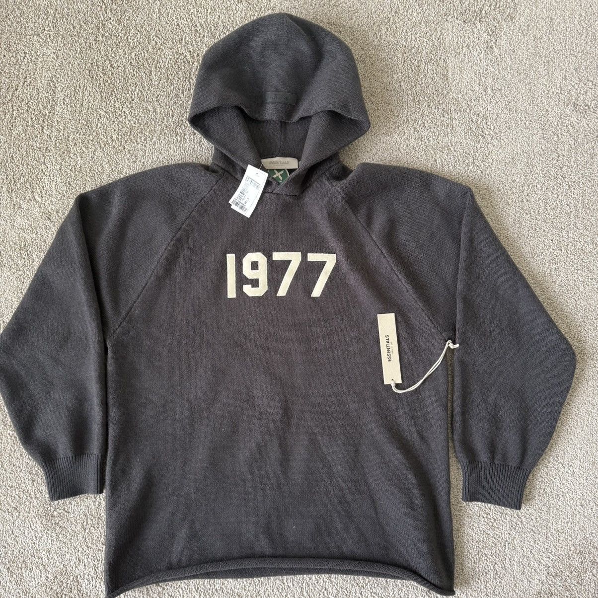 Fear of God Essentials 1977 Knit Hoodie Iron