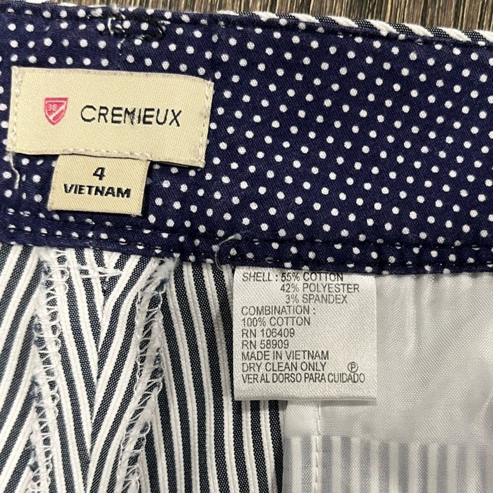 Cremieux Cremieux Casual Chino Shorts Pockets White Blue Size 4 Size 27" / US 4 / IT 40 - 6 Thumbnail