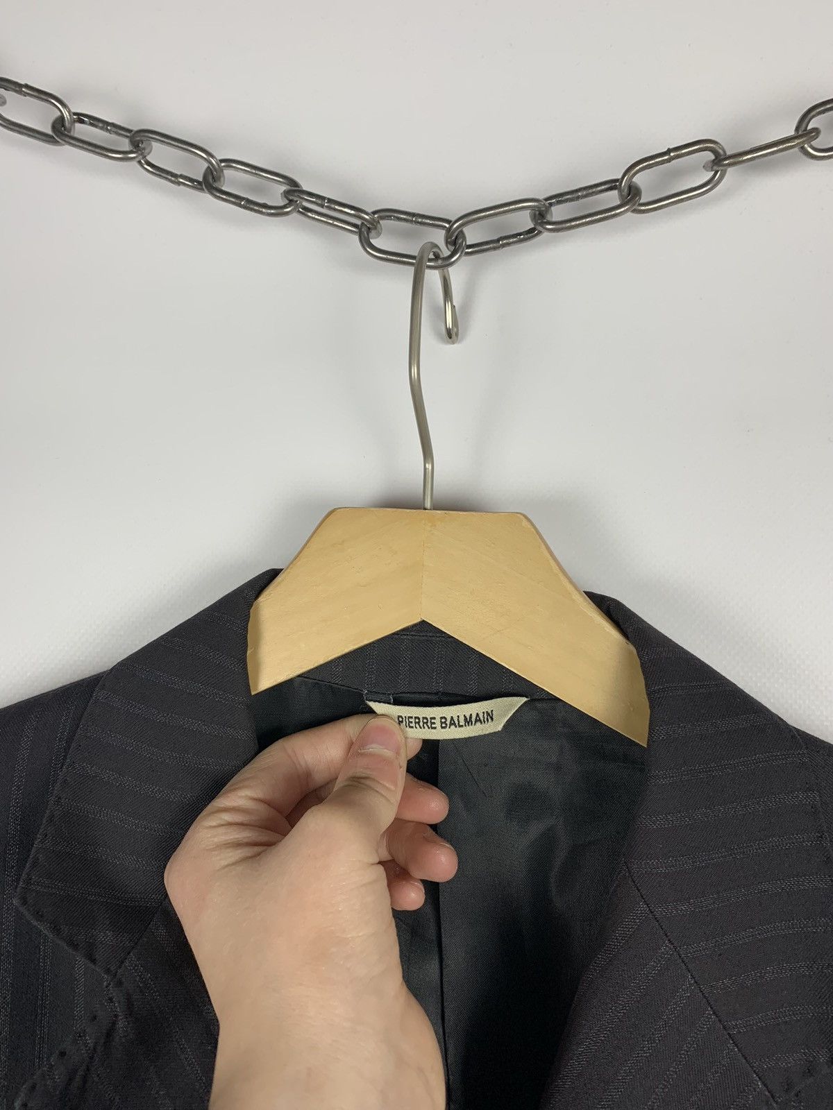 Balmain Vintage Pierre Balmain Paris Blazer Size 38 Three Buttons Size 48S - 19 Thumbnail