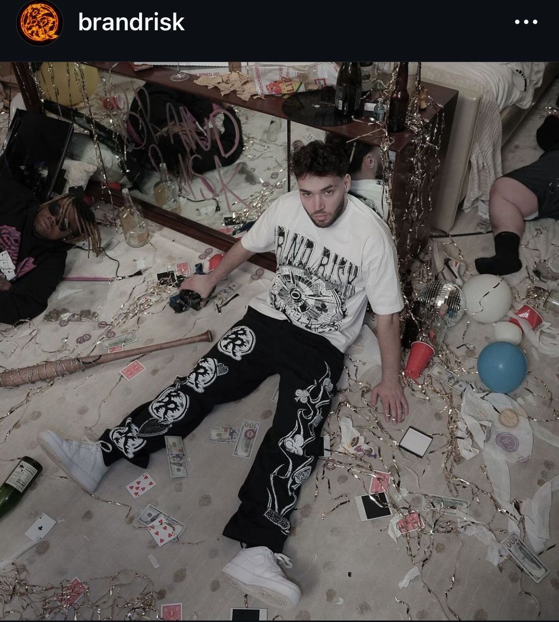 Other Brand Risk - Adin Ross - Joggers XXXL Size US 42 / EU 58 - 2 Thumbnail