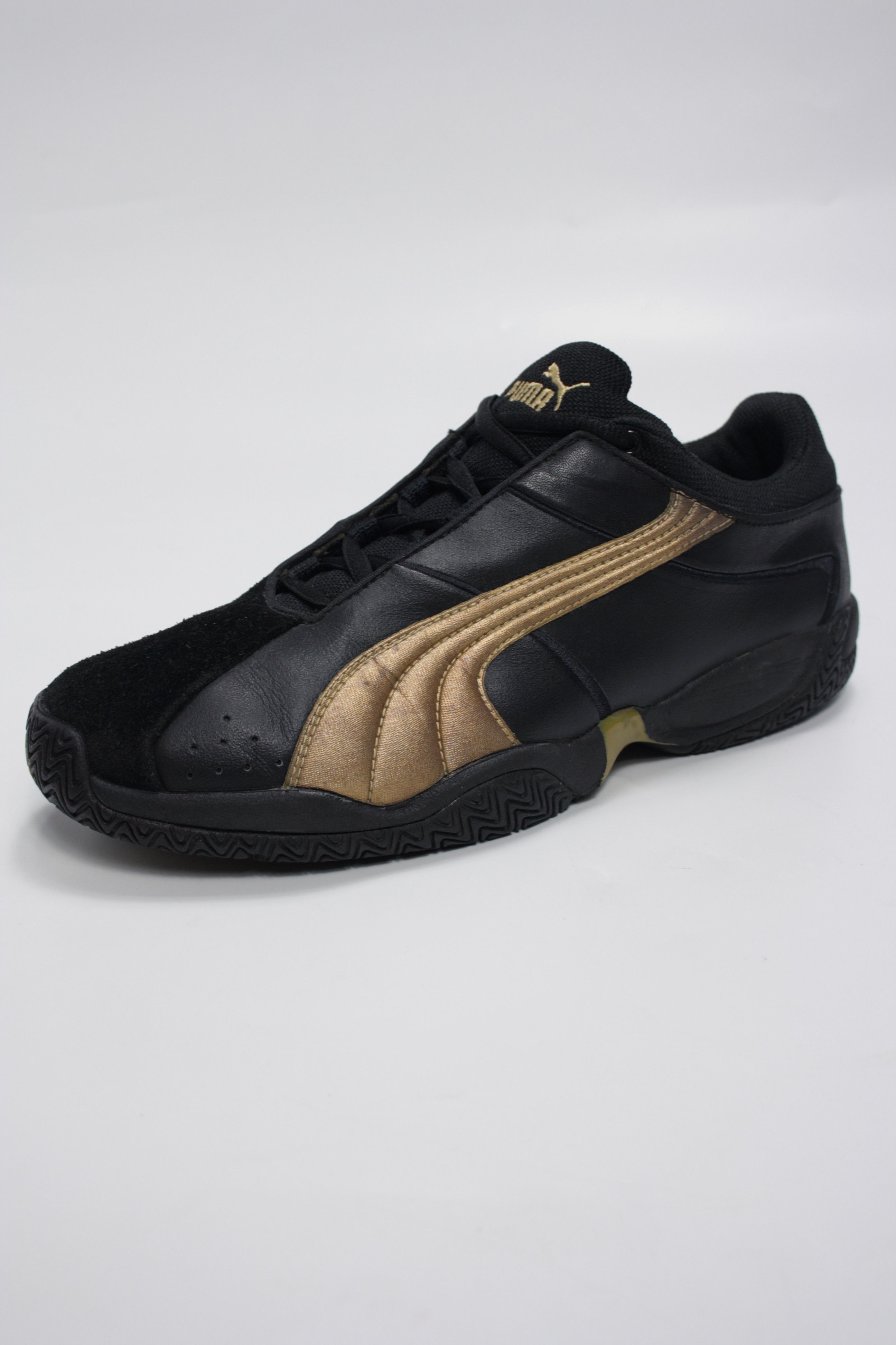 Puma × Vintage Puma 2000s Vintage Leather & Suede Sneaker Shoes Size US 9 / EU 42 - 3 Thumbnail