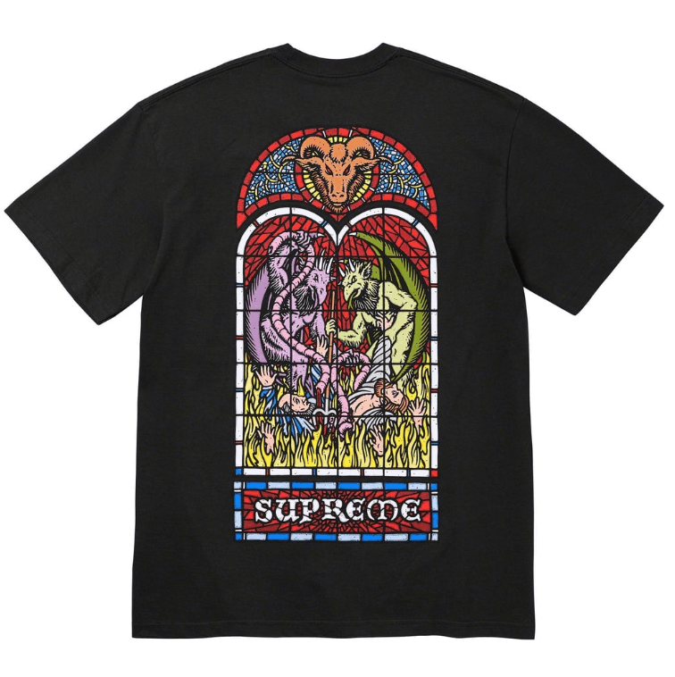 image of Supreme Worship Tee, Black (M), Men's (Size Medium)