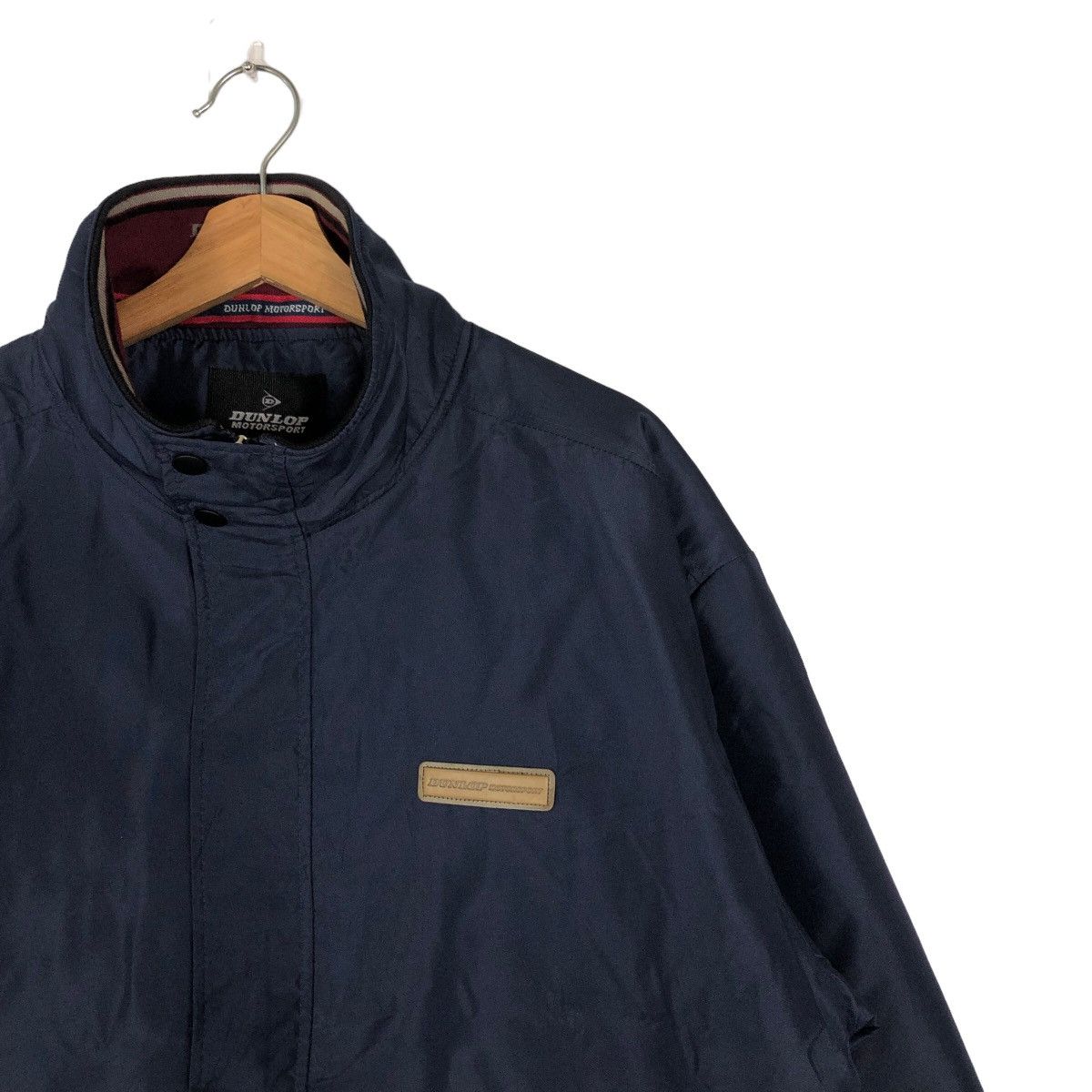 Japanese Brand 🔥VINTAGE BOMBER JACKET DUNLOP RACING WORK WEAR BIG LOGO Size US M / EU 48-50 / 2 - 6 Thumbnail