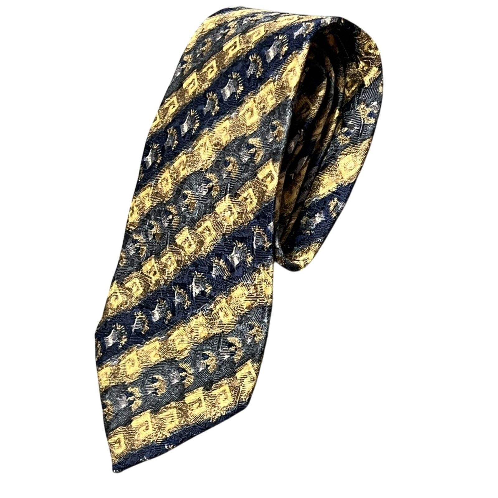 Ermenegildo Zegna ERMENEGILDO ZEGNA Men's 100% Silk Necktie ITALY Luxury EUC Size ONE SIZE - 1 Thumbnail