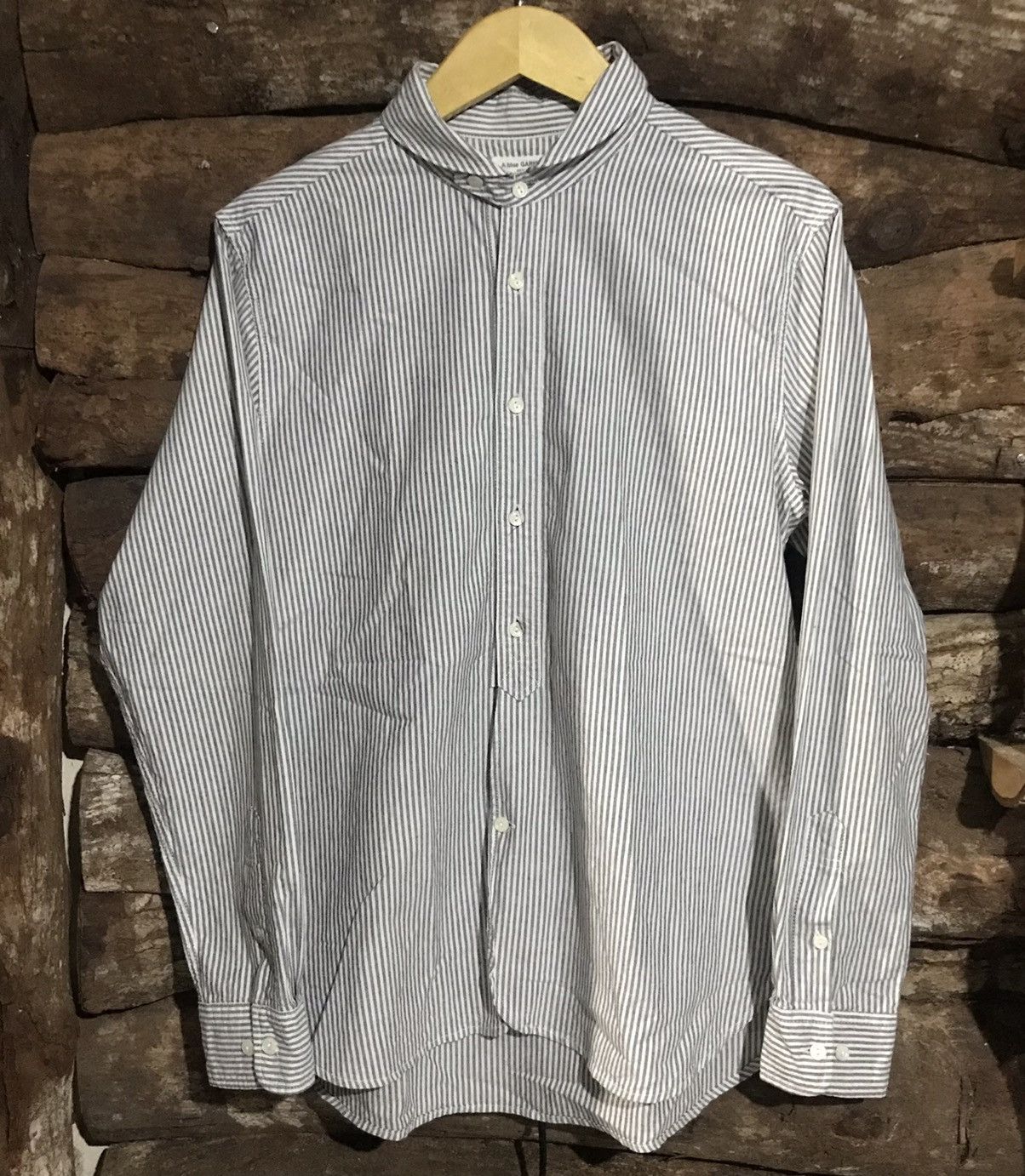 Engineered Garments Final drop!! A blue garment hickory stripe shirt button  up | Grailed