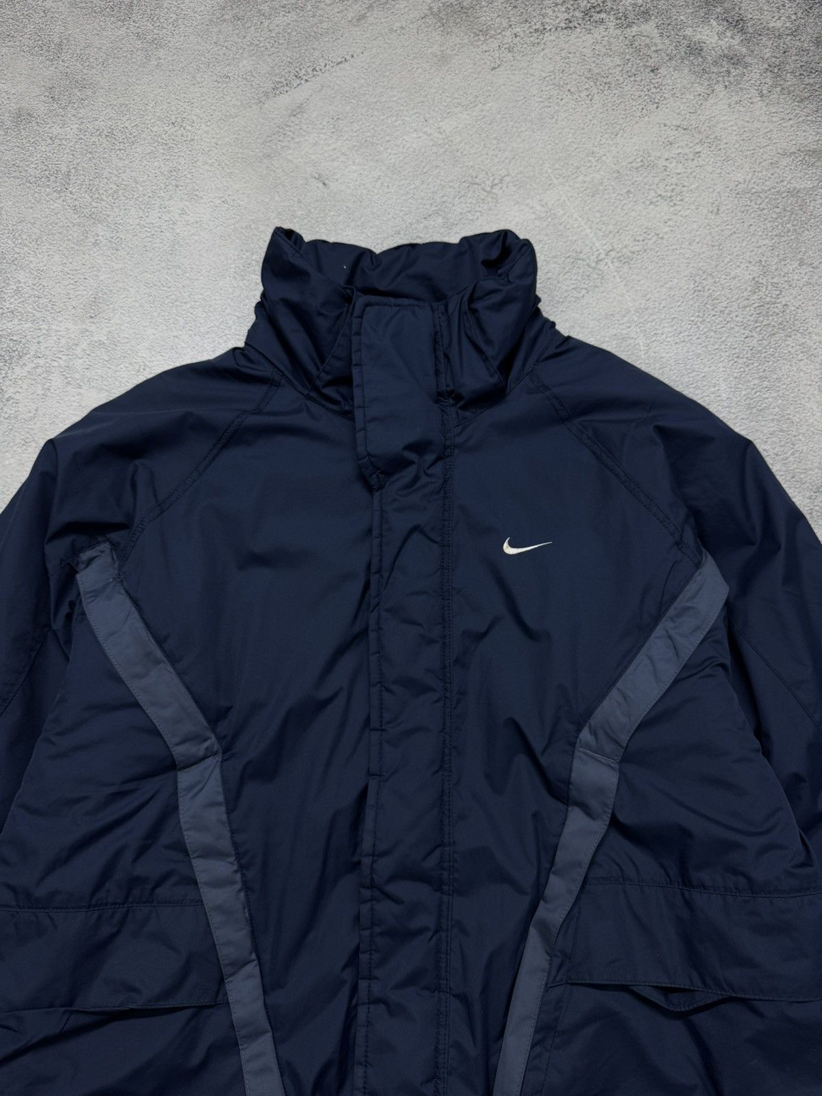 Nike Vintage Y2K Nike Nylon Mini Swoosh Jacket 00’s Size US M / EU 48-50 / 2 - 3 Thumbnail