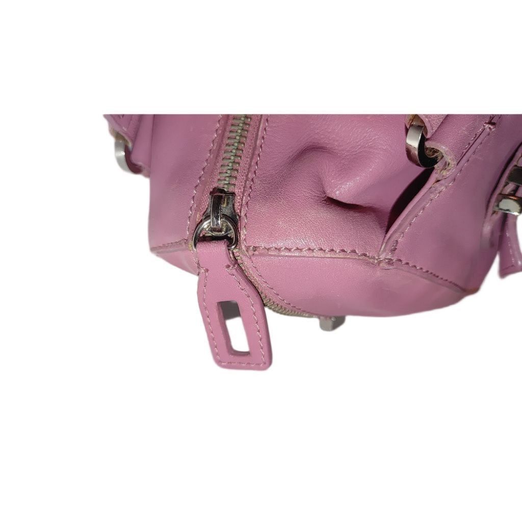 The Unbranded Brand Charles David Leather Shoulder Bag in Bubble Gum Pink Size ONE SIZE - 5 Thumbnail