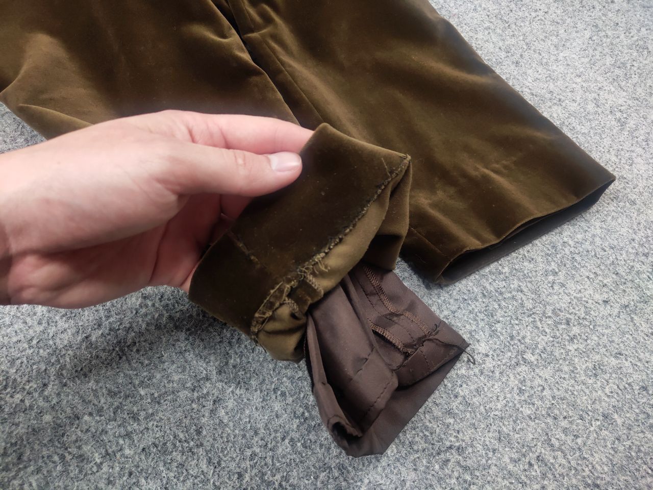Loro Piana Loro piana Italy Design Velour straight trousers Pants Size 29" - 10 Thumbnail
