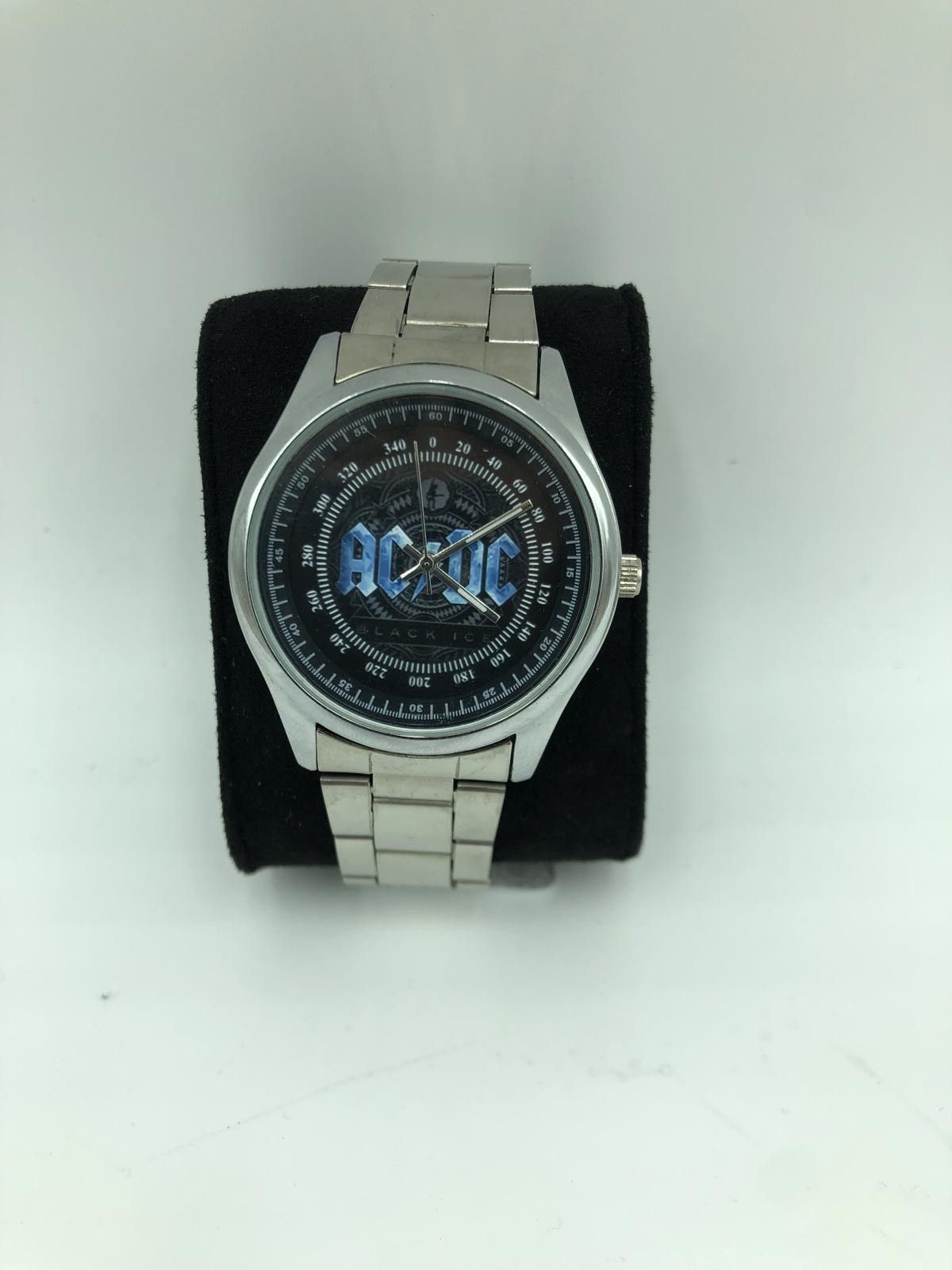 AC/DC Stylish AC/DC Themed Silver Watch Size ONE SIZE - 1 Thumbnail