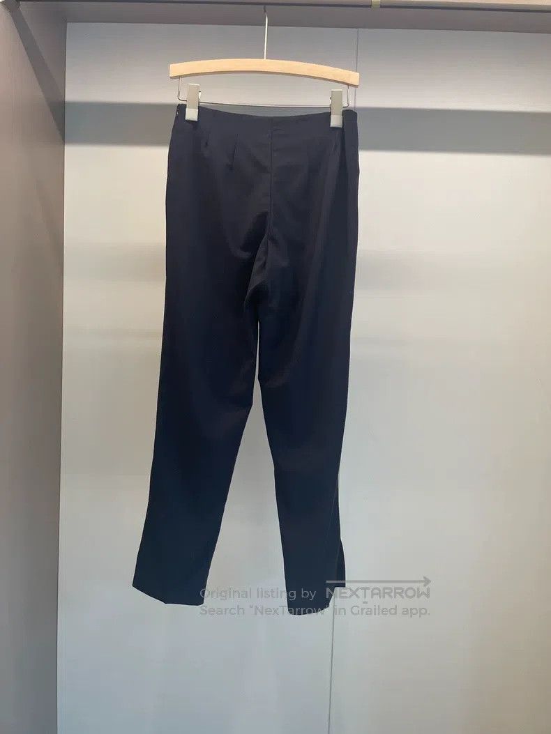 Brunello Cucinelli Brunello Cucinelli Navy Wool Trousers Size 26" / US 2 / IT 38 - 2 Thumbnail