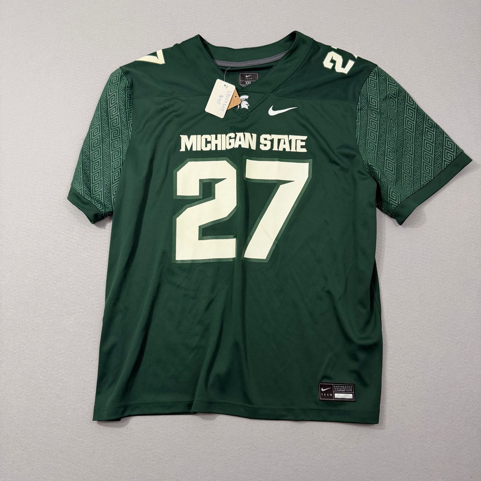 Nike Nike Michigan State Spartans Cal Haladay Football Jersey 2XL Size US XXL / EU 58 / 5 - 1 Thumbnail