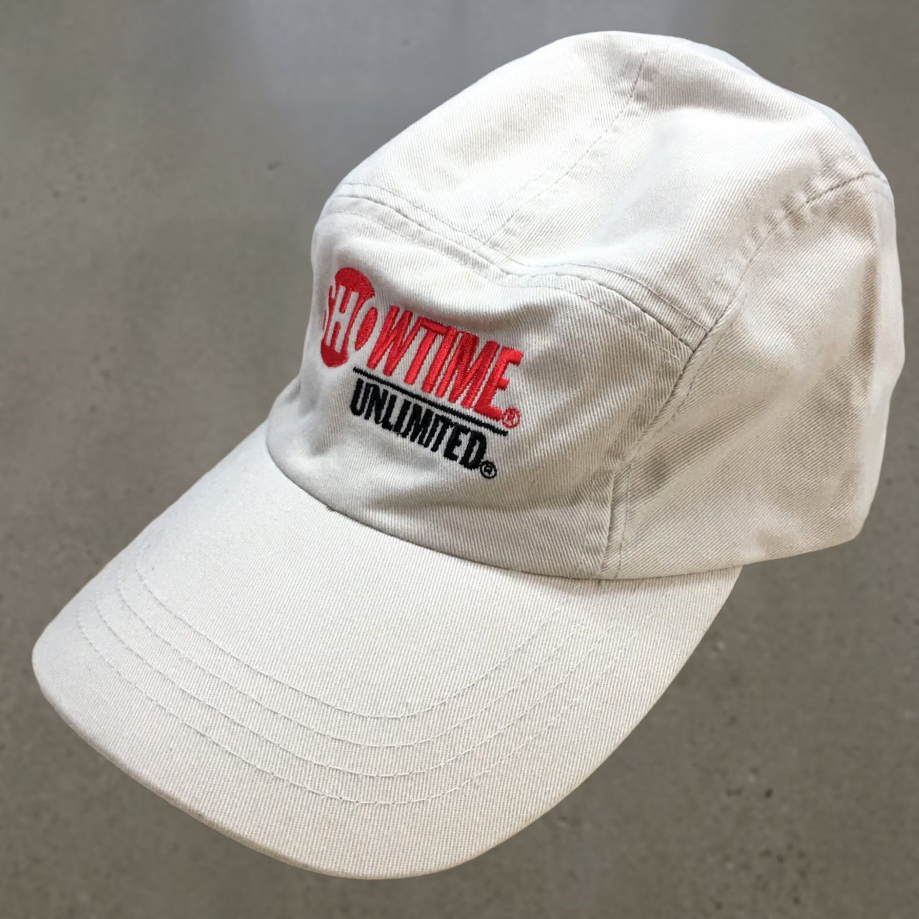 Vintage Showtime Unlimited Baseball Cap Hat Mens One Size Beige Adjustable Embroidered Size ONE SIZE - 1 Thumbnail