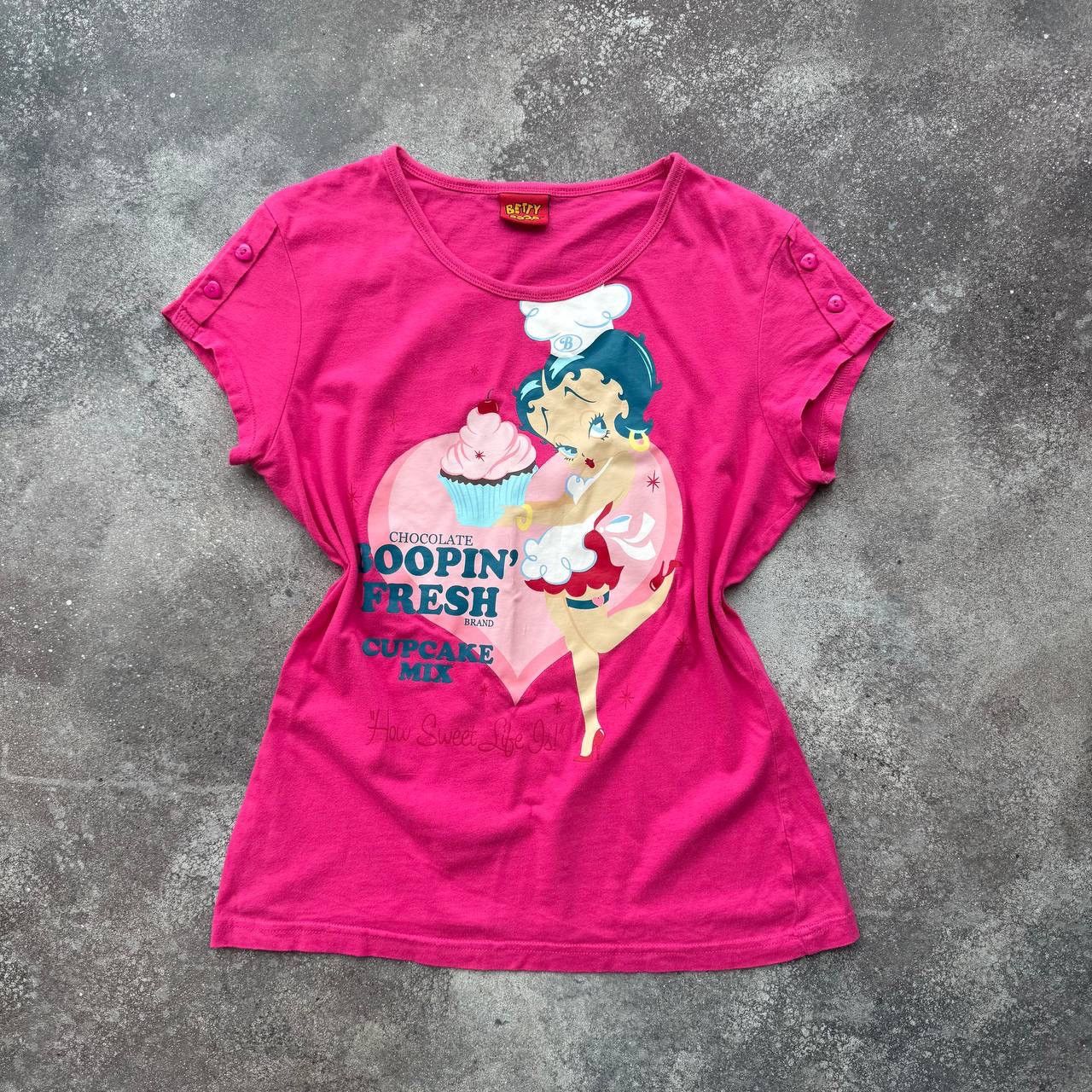 20471120 × Vintage Betty Boop Super Sexy Glamour Vintage T-Shirt Size M / US 6-8 / IT 42-44 - 1 Thumbnail