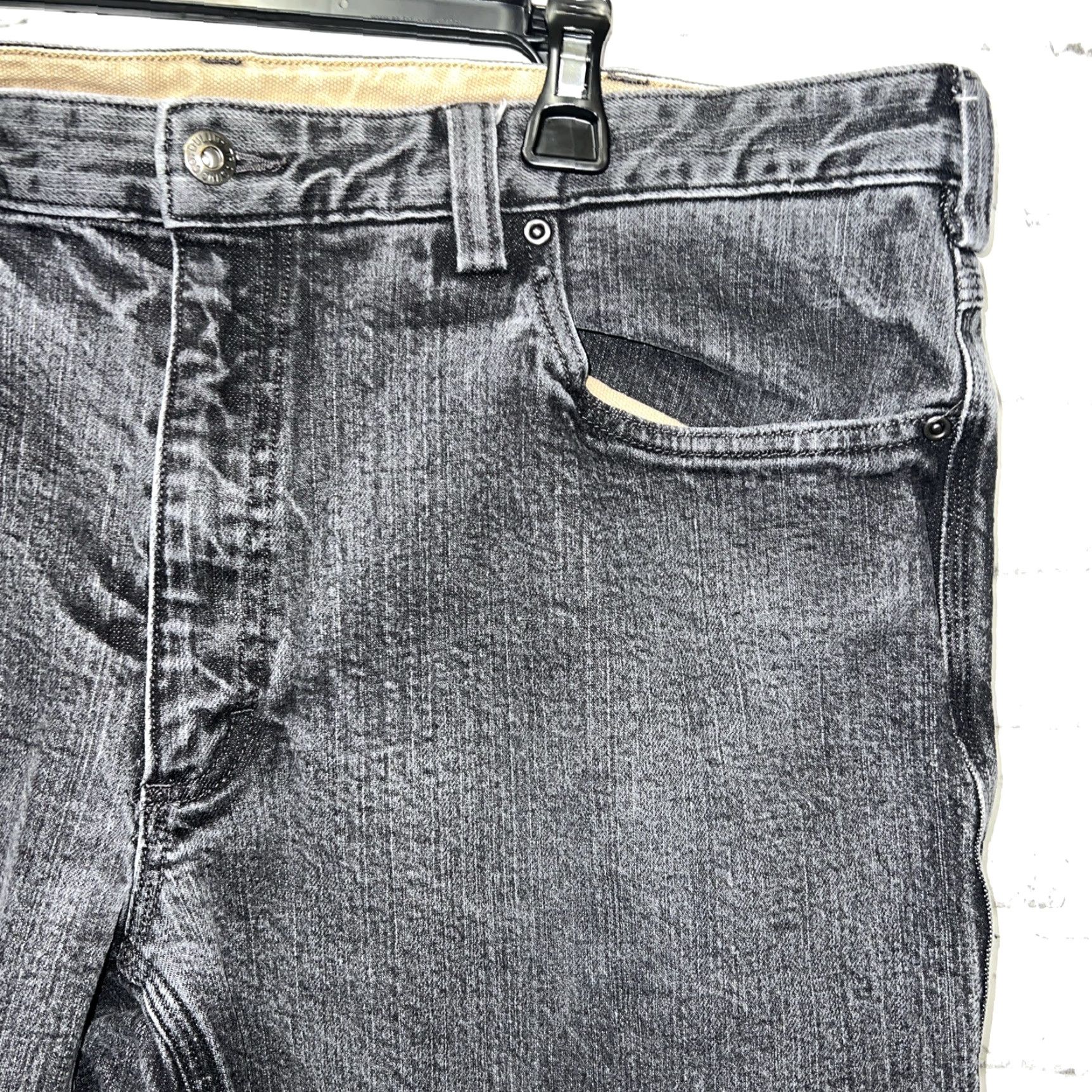 CO DULUTH TRADING CO Flex Ballroom Jeans Mens 40x32 Black Straight Size US 40 / EU 56 - 2 Thumbnail