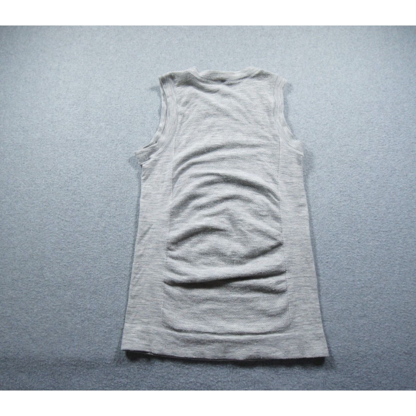 Athleta Athleta Shirt Womens Small Gray Tank Top Sleeveless Wool Blend Knit Stretch Tank Top Size S / US 4 / IT 40 - 6 Thumbnail