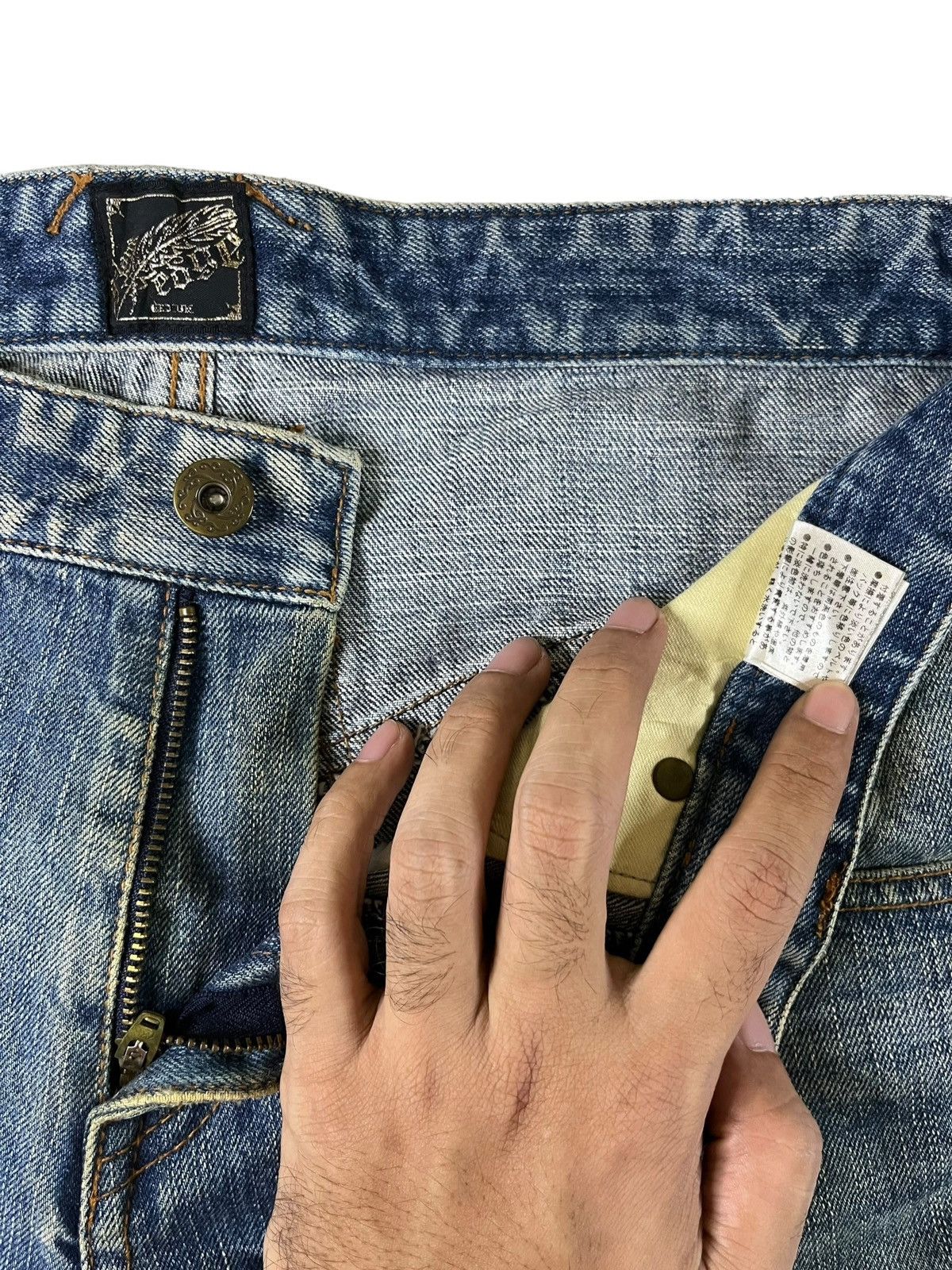 Japanese Brand Vintage Japanese Brand Mud Wash Western Style Ripped Jeans Size US 32 / EU 48 - 12 Thumbnail