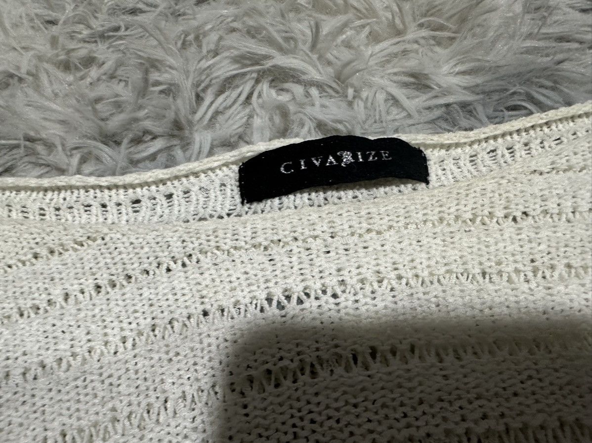 CIVARIZE 🔥Sick Y2K Civarize Frayed Knitted Poncho Capes Size US XL / EU 56 / 4 - 6 Thumbnail