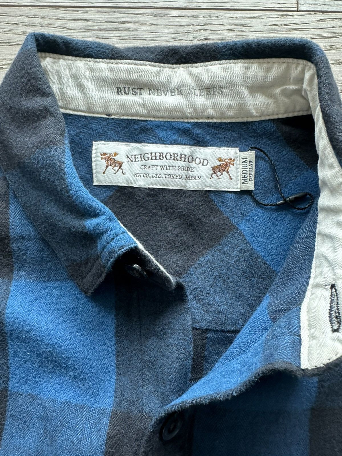 Neighborhood LOGGER CHECK L/S SHIRT Size US M / EU 48-50 / 2 - 3 Thumbnail