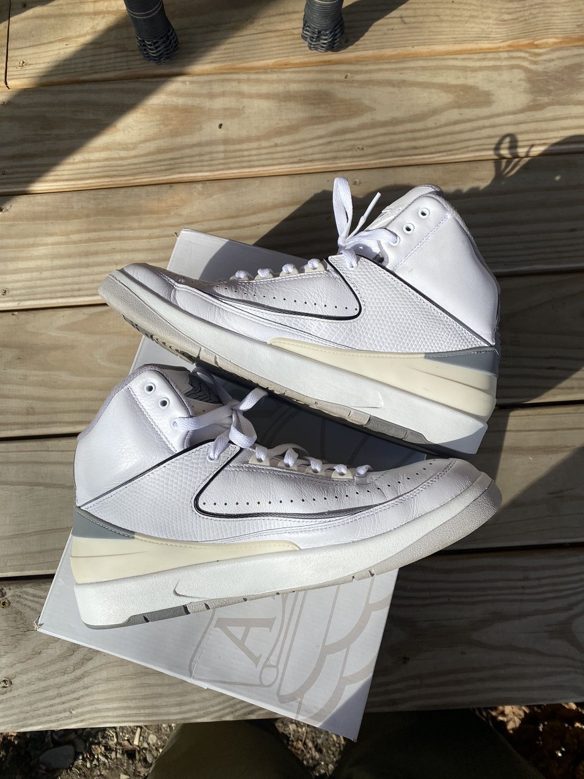 Jordan Brand Jordan retro 2 cement grey 10m Size US 10 / EU 43 - 7 Thumbnail