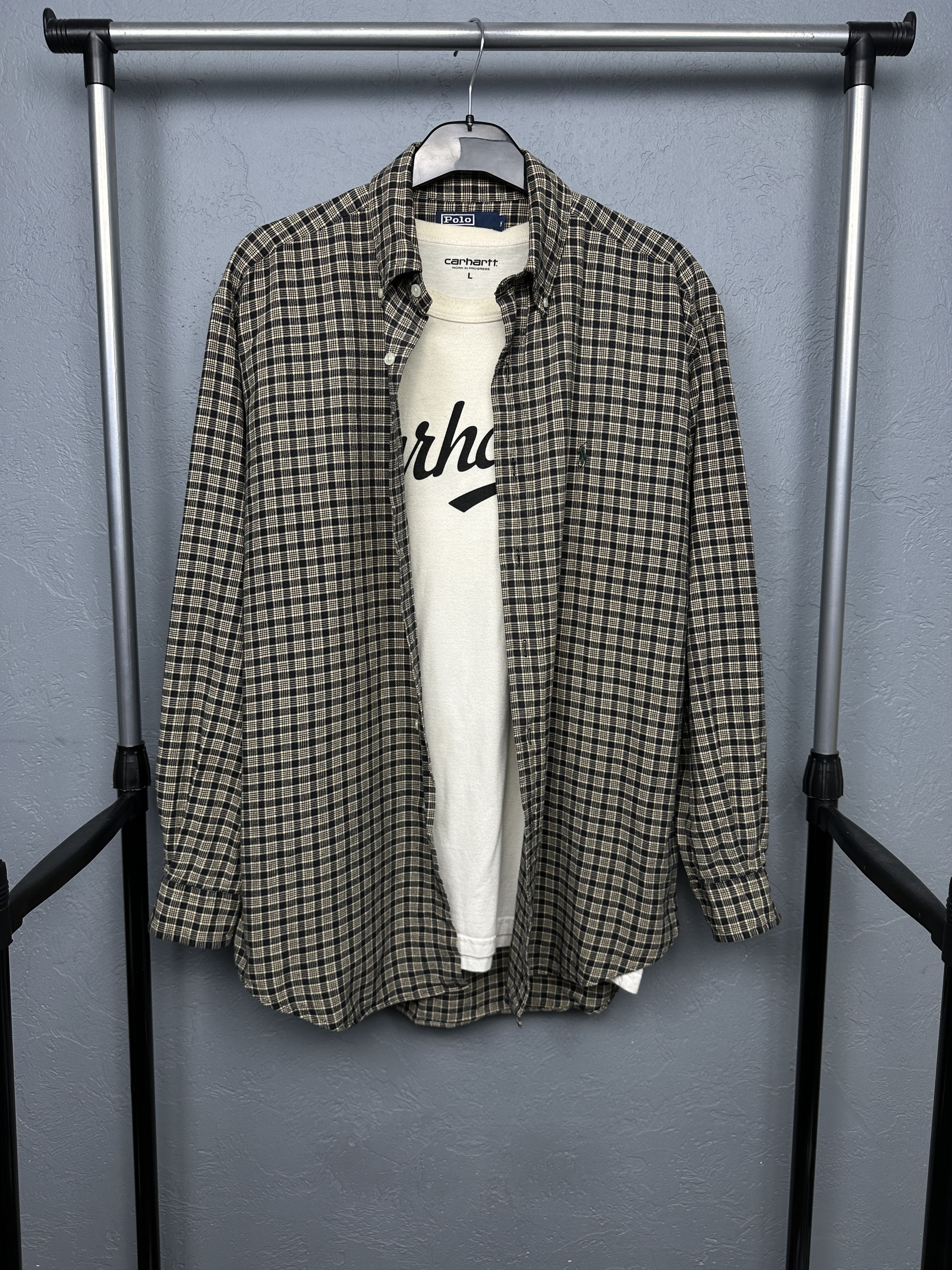 Polo Ralph Lauren Polo Ralph Lauren Vintage Mens Flannel Shirt Size US M / EU 48-50 / 2 - 1 Thumbnail