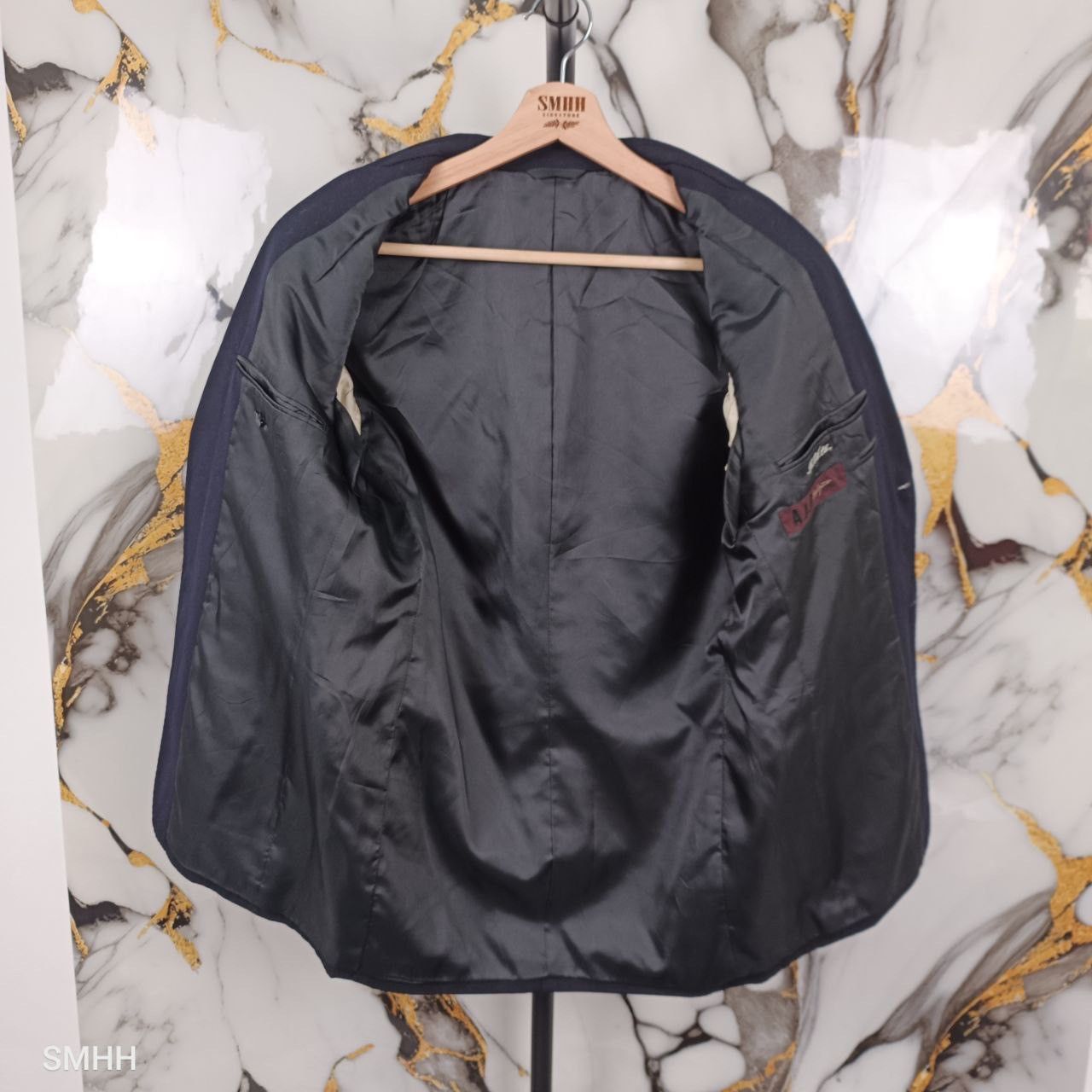 Yohji Yamamoto 🔥A.A.R. Yohji Yamamoto x Durban Blazer 2B – Dark Navy – M Size 40R - 6 Thumbnail