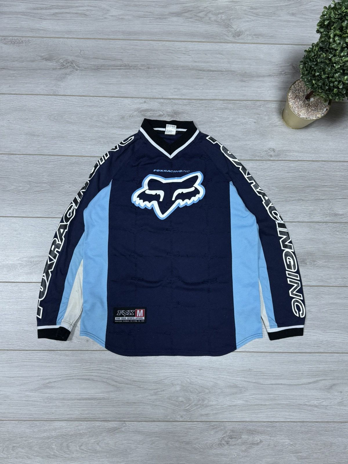 Fox Racing Fox Racing vintage shirt long sleeve vintage big logo Size US M / EU 48-50 / 2 - 1 Thumbnail