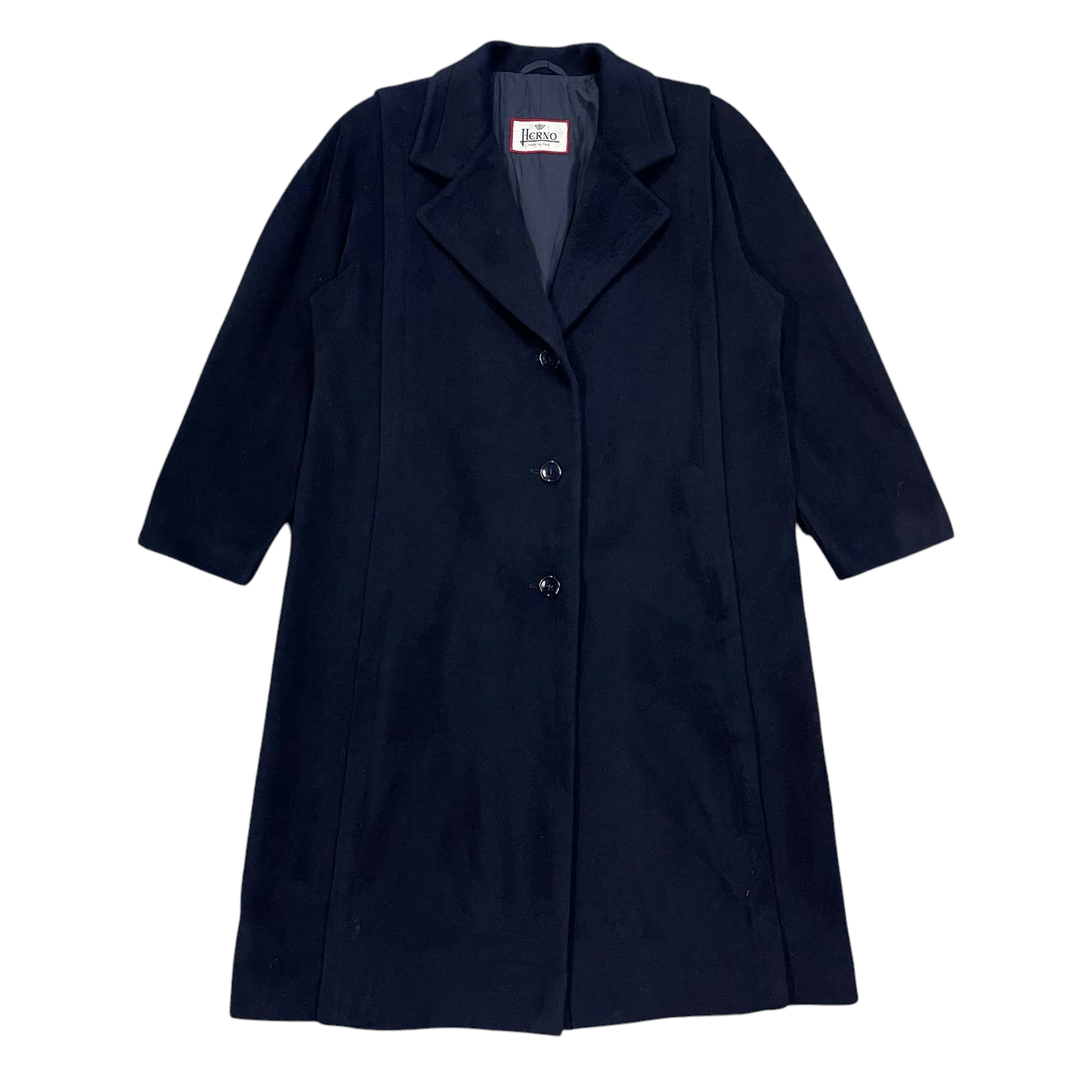Herno Vintage Herno 100% Cashmere Long Coat Size US M / EU 48-50 / 2 - 2 Thumbnail