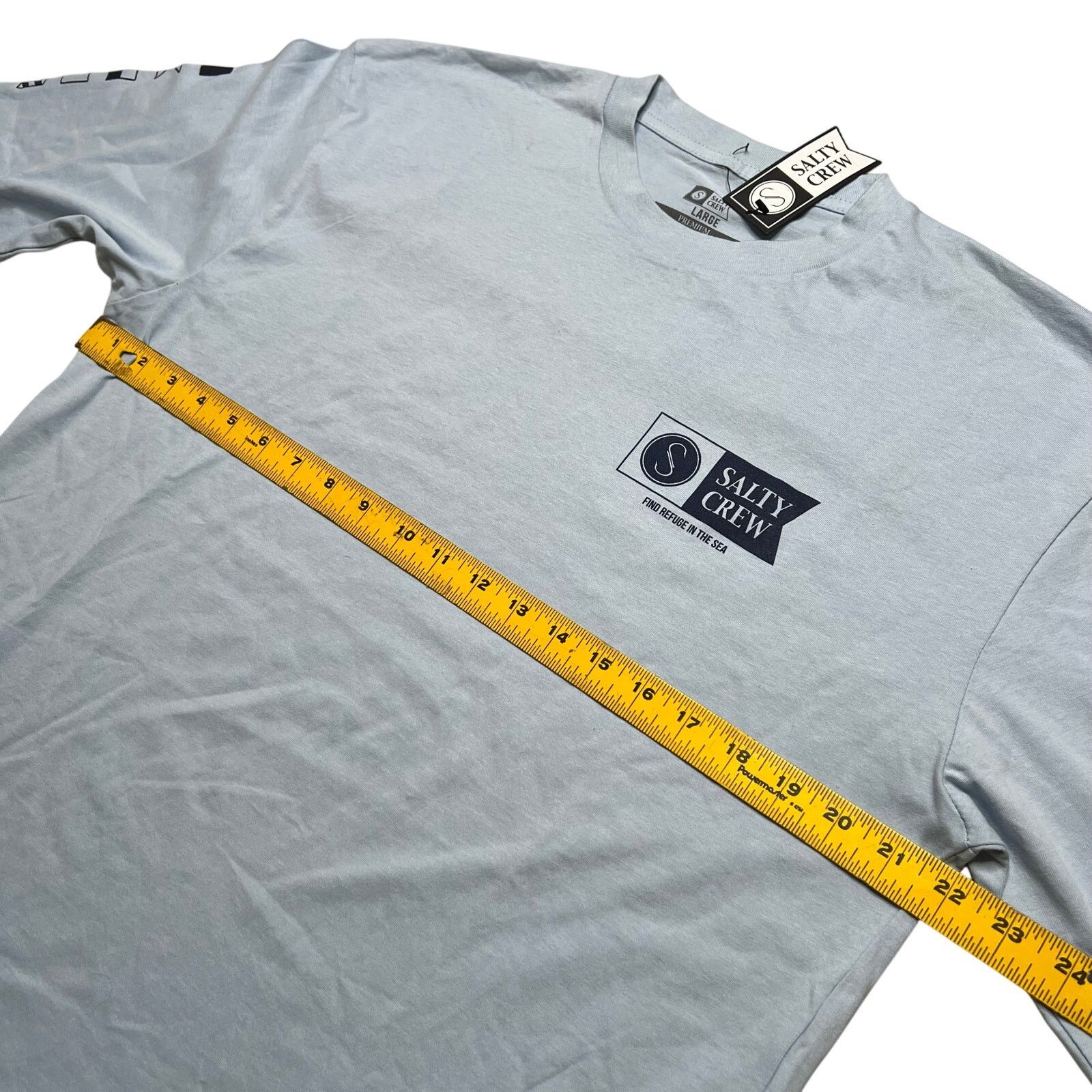 Other Salty Crew Alpha NWT Long Sleeve T-Shirt Light Blue - L Size US L / EU 52-54 / 3 - 7 Thumbnail