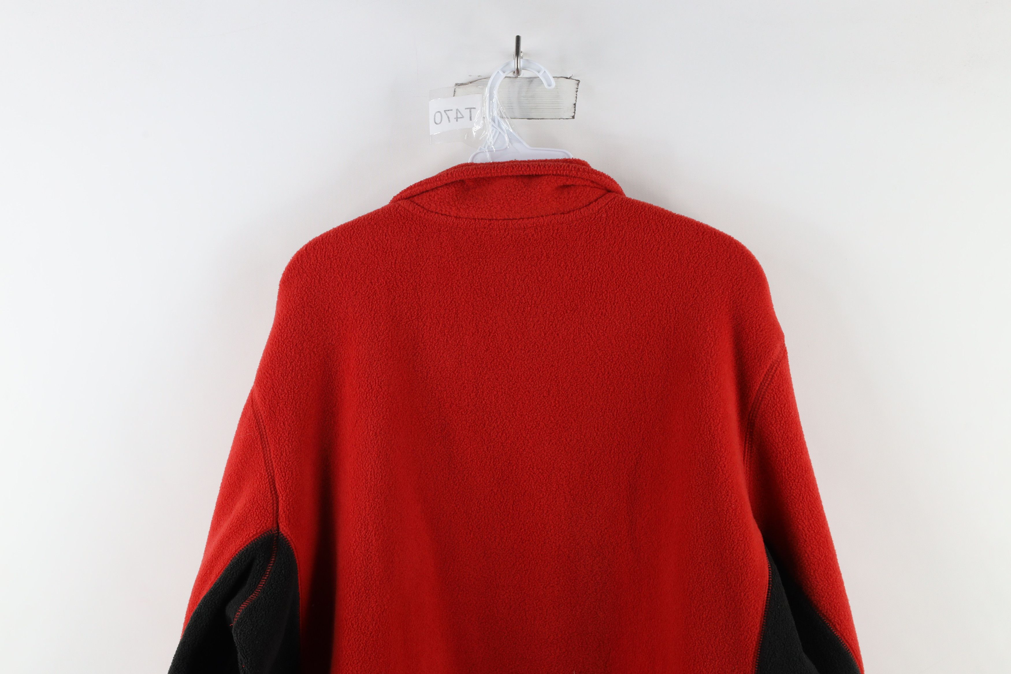 Gap × Vintage Vintage 90s Gap Heavyweight Block Half Zip Fleece Sweater Size US L / EU 52-54 / 3 - 9 Thumbnail
