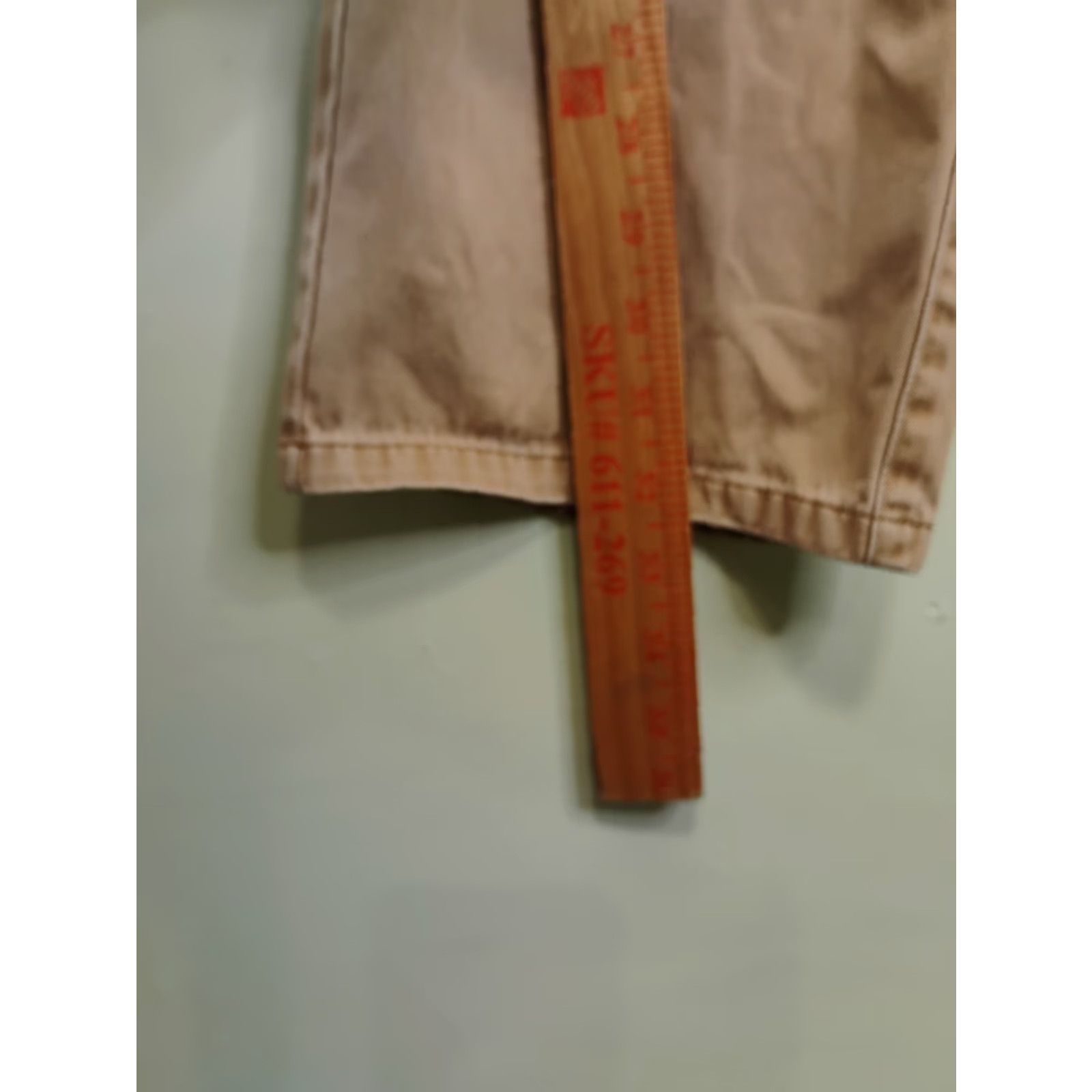 Peter Millar Peter Millar Chino Pants Mens 36x33 Beige Regular Straight Pants Front Flat Front Pima Cotton Chino Casual Size US 36 / EU 52 - 7 Thumbnail