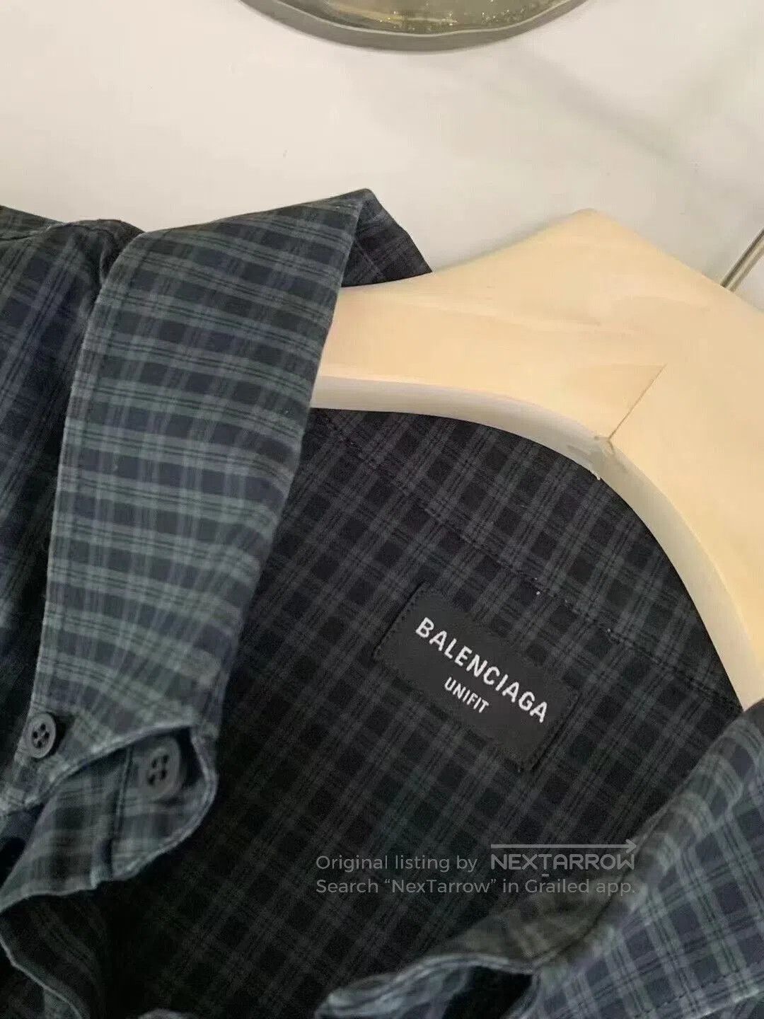 Balenciaga irregular checkered shirt by balenciaga. Size US XS / EU 42 / 0 - 3 Thumbnail