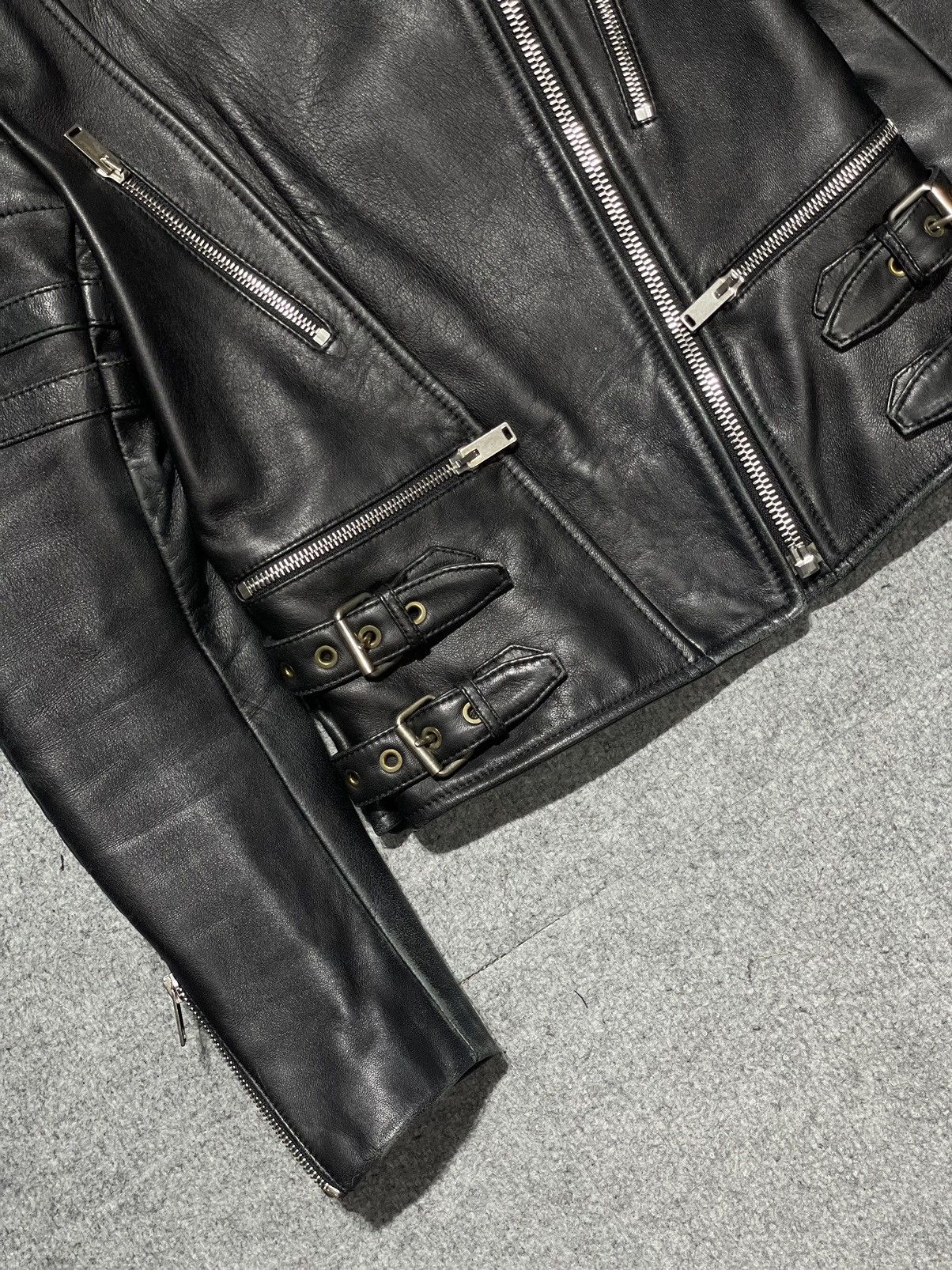 Celine Celine Phoebe Biker Leather Riders Jacket Size XS / US 0-2 / IT 36-38 - 5 Thumbnail