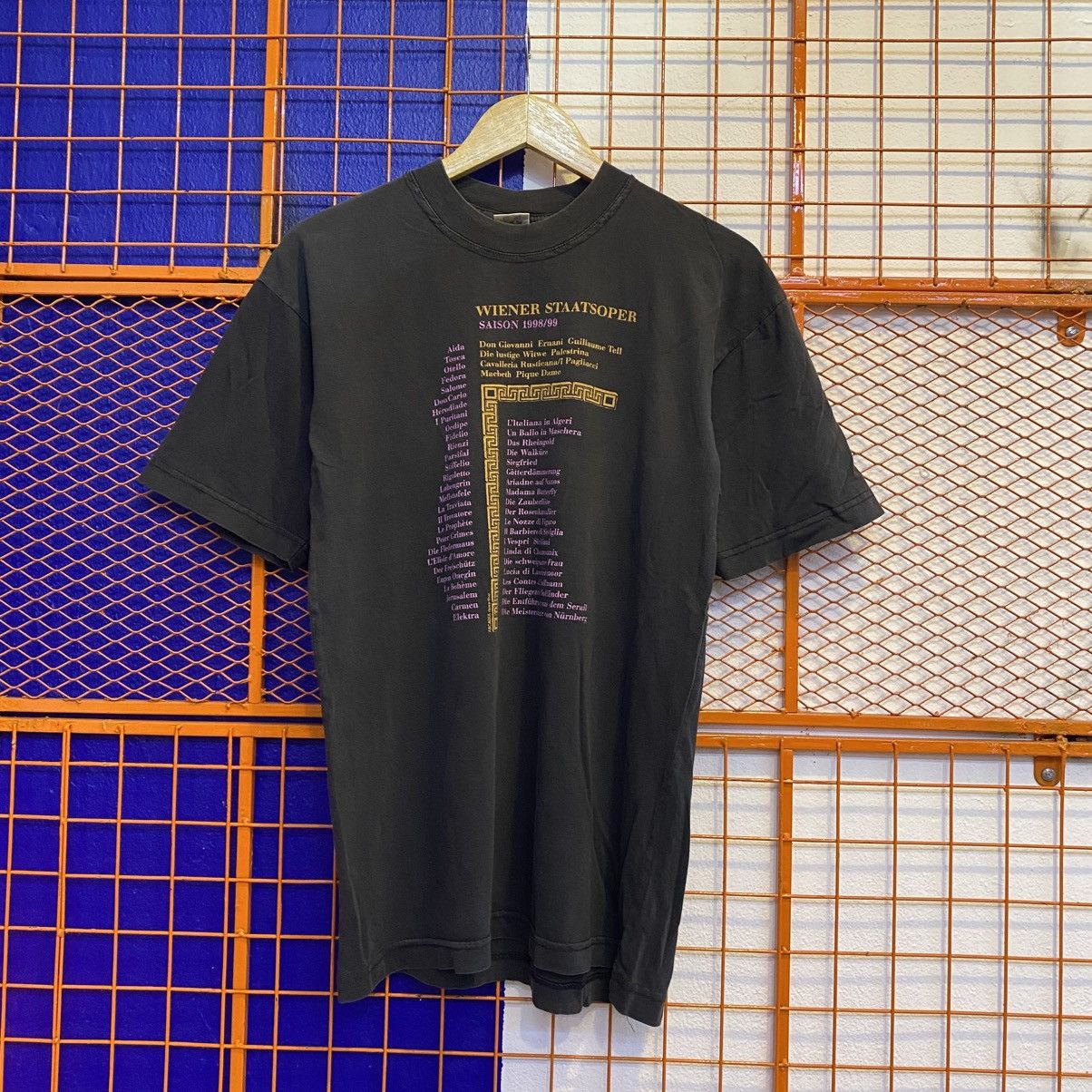 Vintage Vintage Wiener Staatsoper Sainson 98/99 Tshirt Arcadia Opera Size US M / EU 48-50 / 2 - 1 Thumbnail