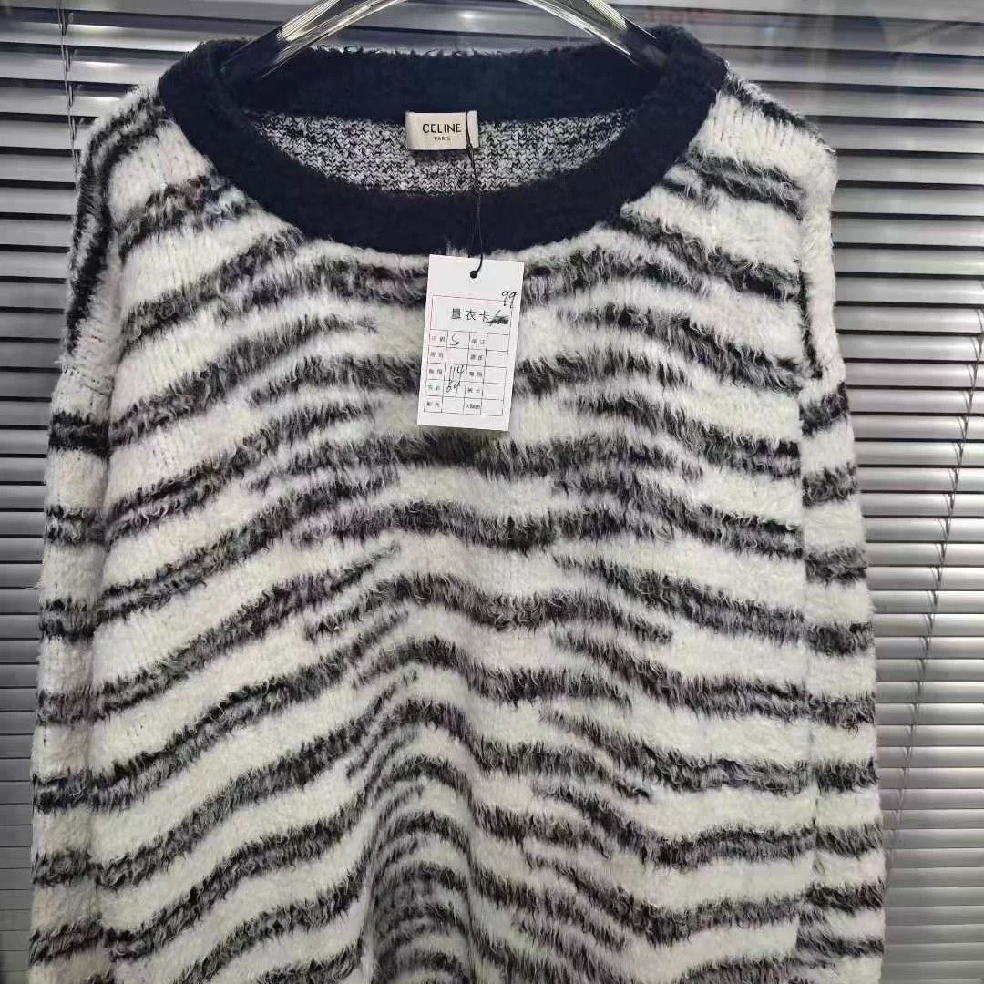 Celine Celine Stripe Wool Sweater Size S New Size S / US 4 / IT 40 - 3 Thumbnail