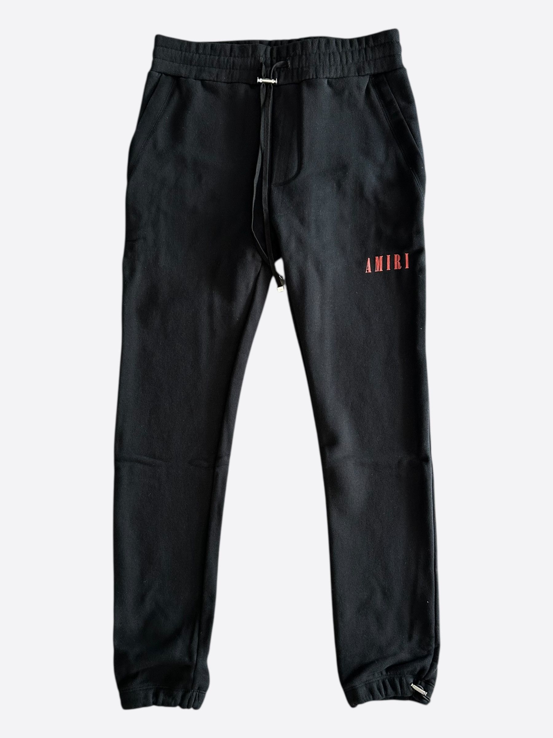 Amiri Amiri Black & Red Core Logo Sweatpants Size US 38 / EU 54 - 1 Thumbnail