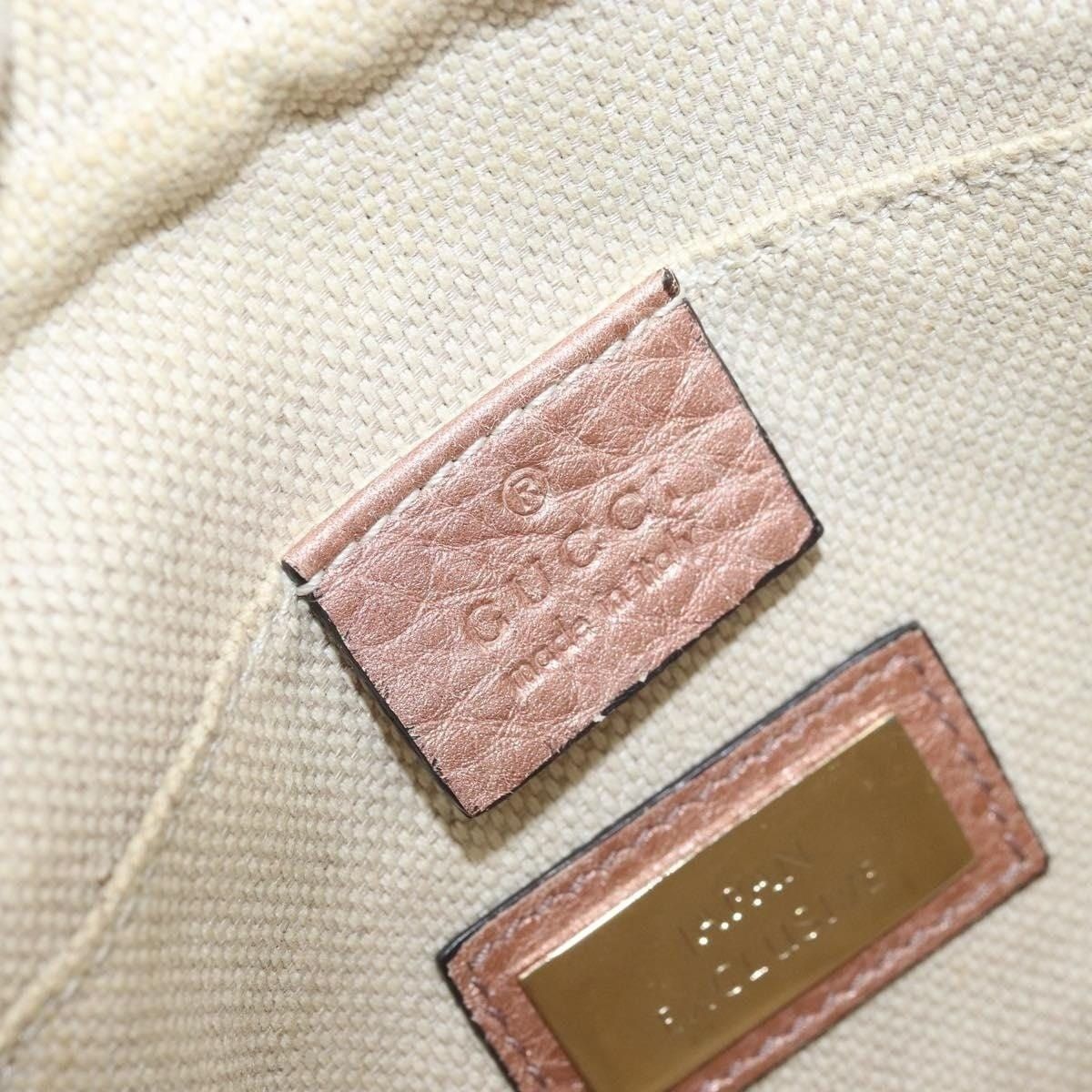 Gucci Gucci Leather Shoulder Bag Pink Size ONE SIZE - 9 Thumbnail