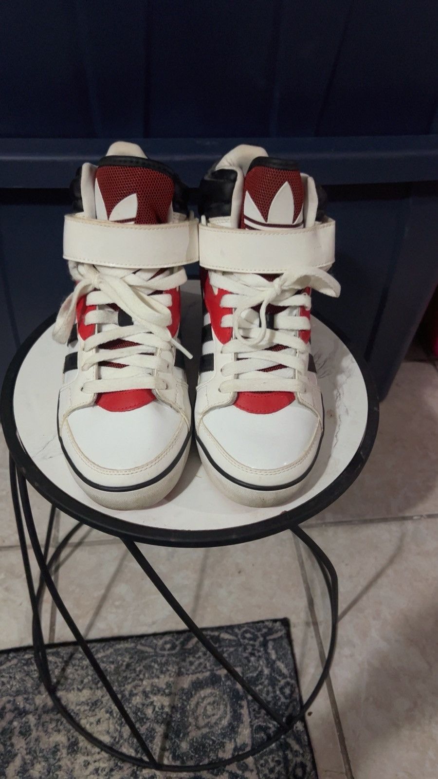 Adidas Adidas hightop wedge sneaker Size US 7.5 / IT 37.5 - 2 Thumbnail