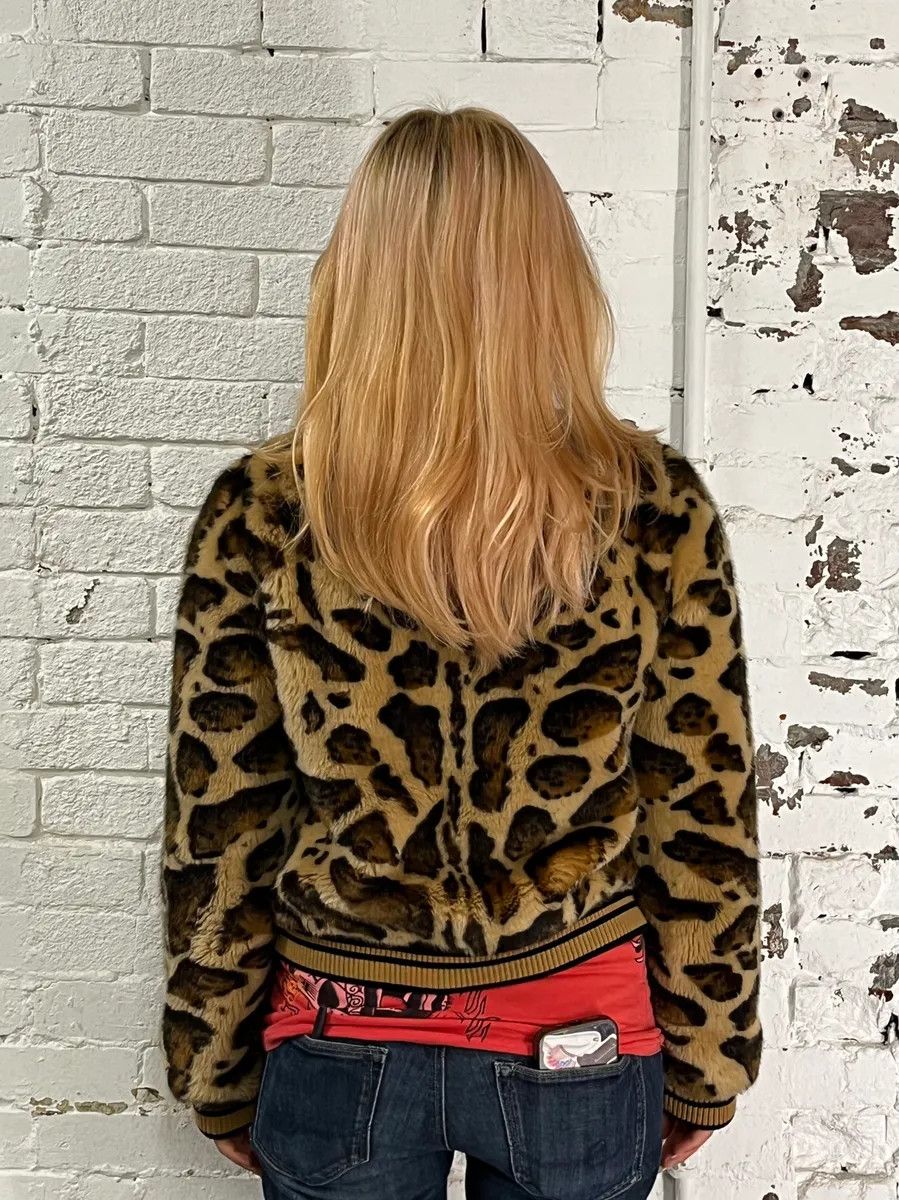 Dolce & Gabbana AW2021 Dolce & Gabbana Leopard Print Fur Bomber Cardigan Jacket Size S / US 4 / IT 40 - 3 Thumbnail