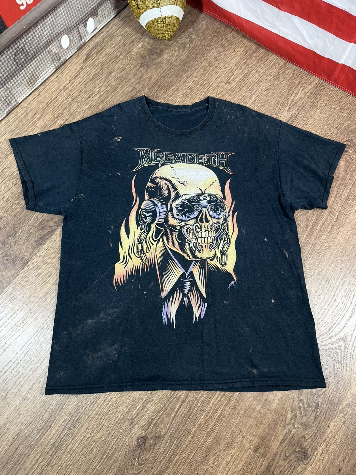 Band Tees Megadeth Distressed 😫 T Shirt Size US XL / EU 56 / 4 - 1 Thumbnail
