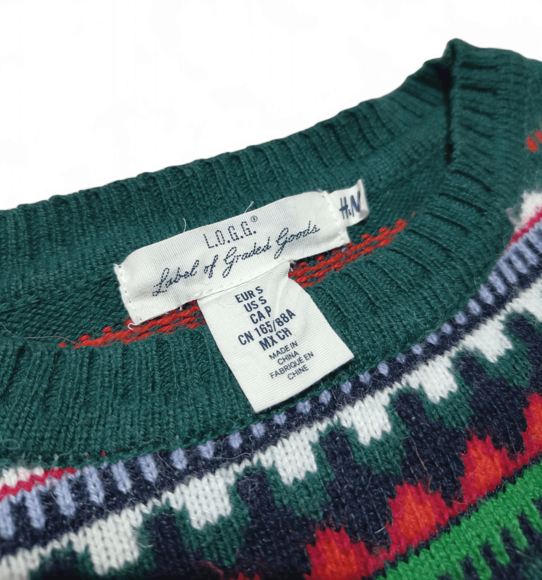 H&M Vintage H&M Ethnic Motifs Pattern Knit Crewneck Sweater Size S / US 4 / IT 40 - 8 Thumbnail