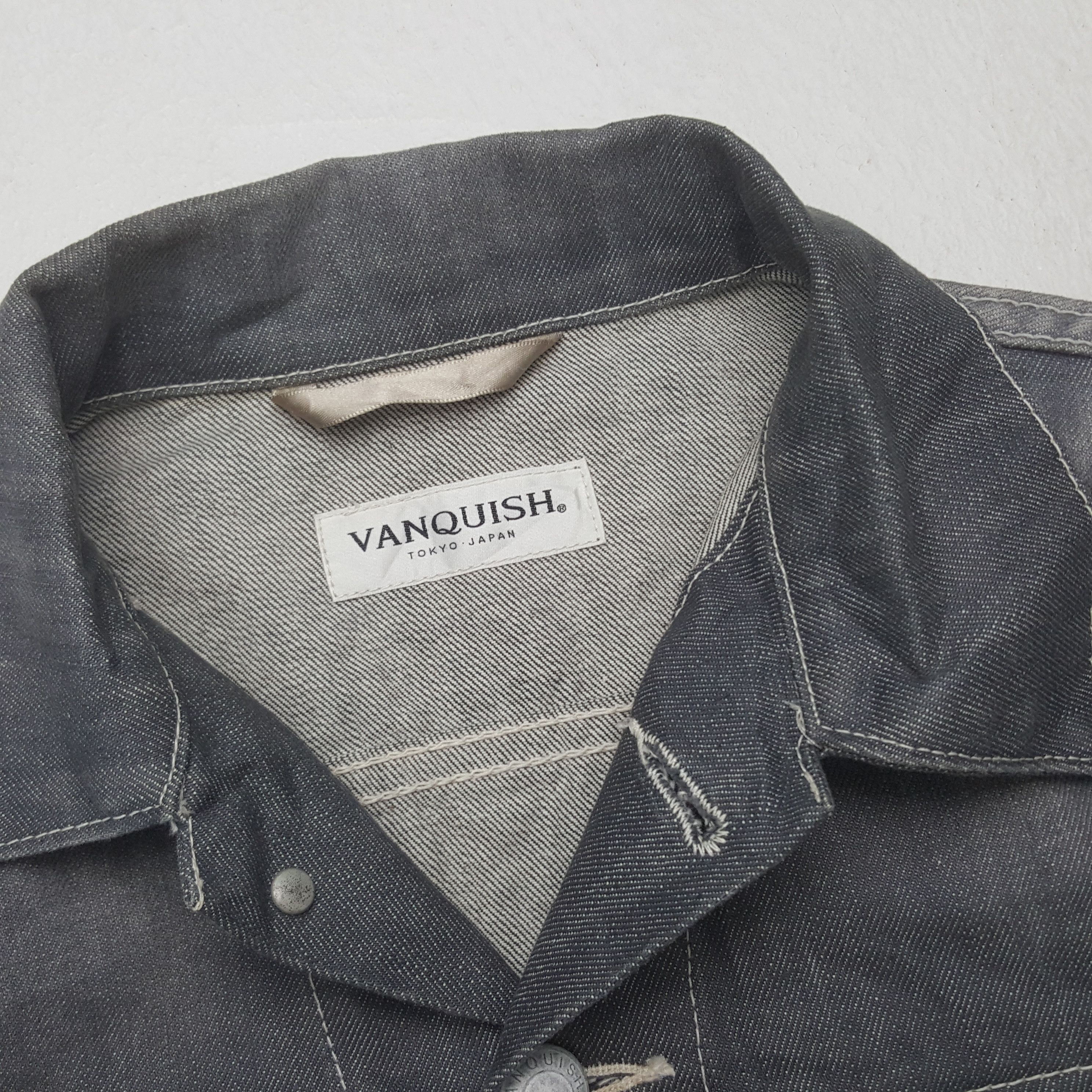 Vanquish Vintage Vanquish Luxury Brand Denim Jacket RR8 Size US S / EU 44-46 / 1 - 4 Thumbnail