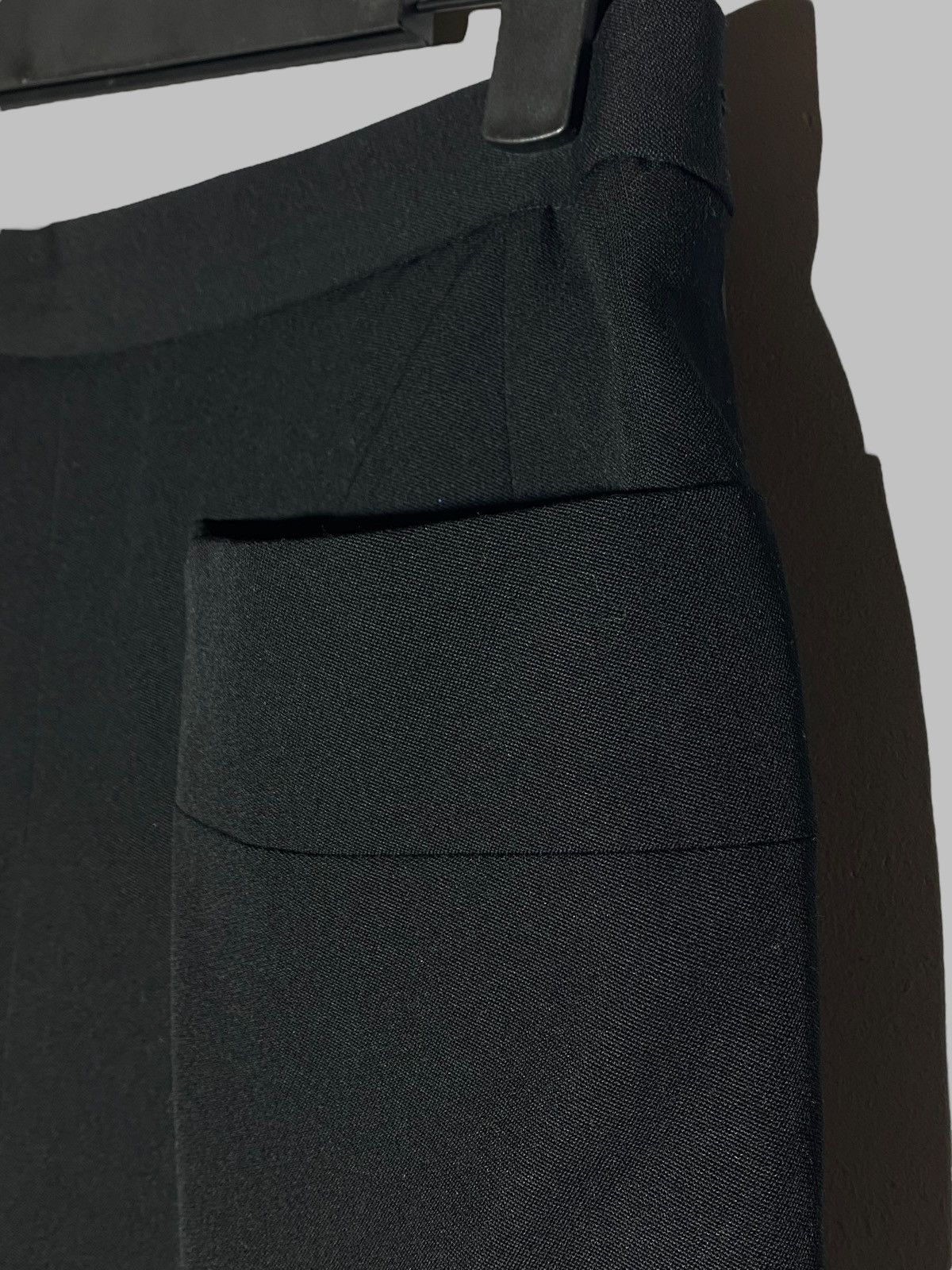 Yves Saint Laurent Vintage 90s Yves Saint Laurent Tuxedo Crop Jacket & Skirt Size L / US 10 / IT 46 - 17 Thumbnail