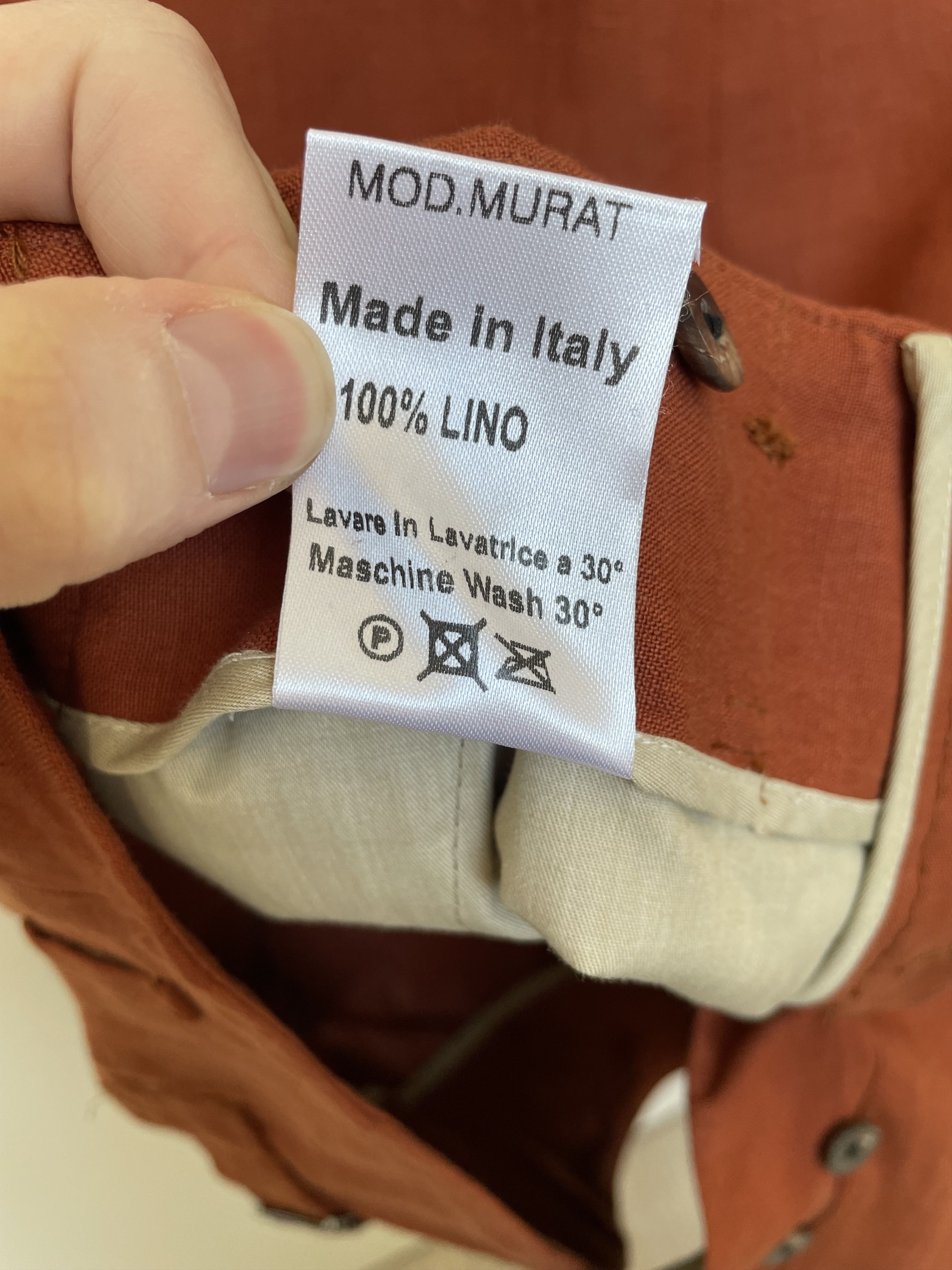 Other NWOT Villa del Corea brick linen high rise trousers, w34 Size US 34 / EU 50 - 7 Thumbnail